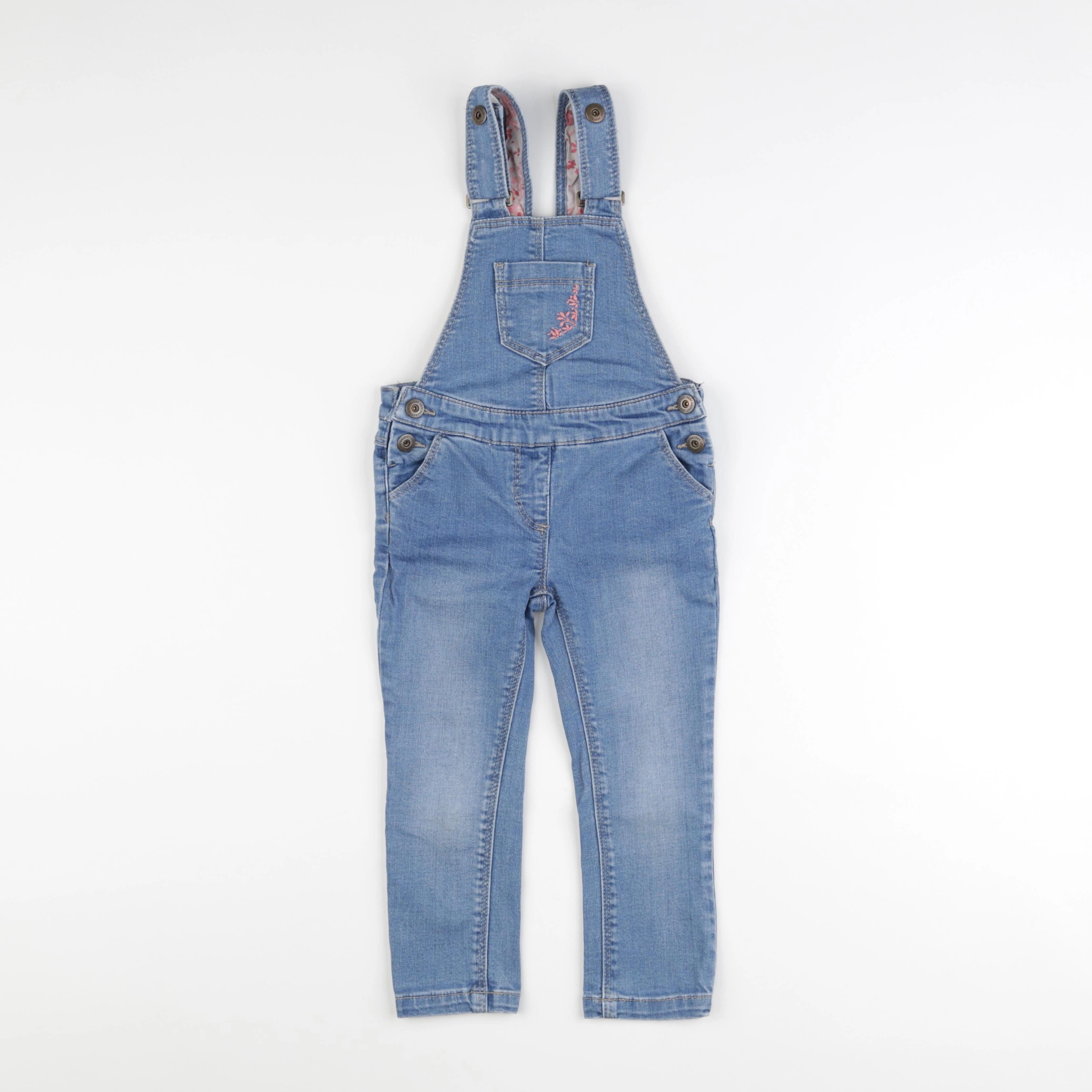 Vertbaudet - salopette bleu - 3 ans