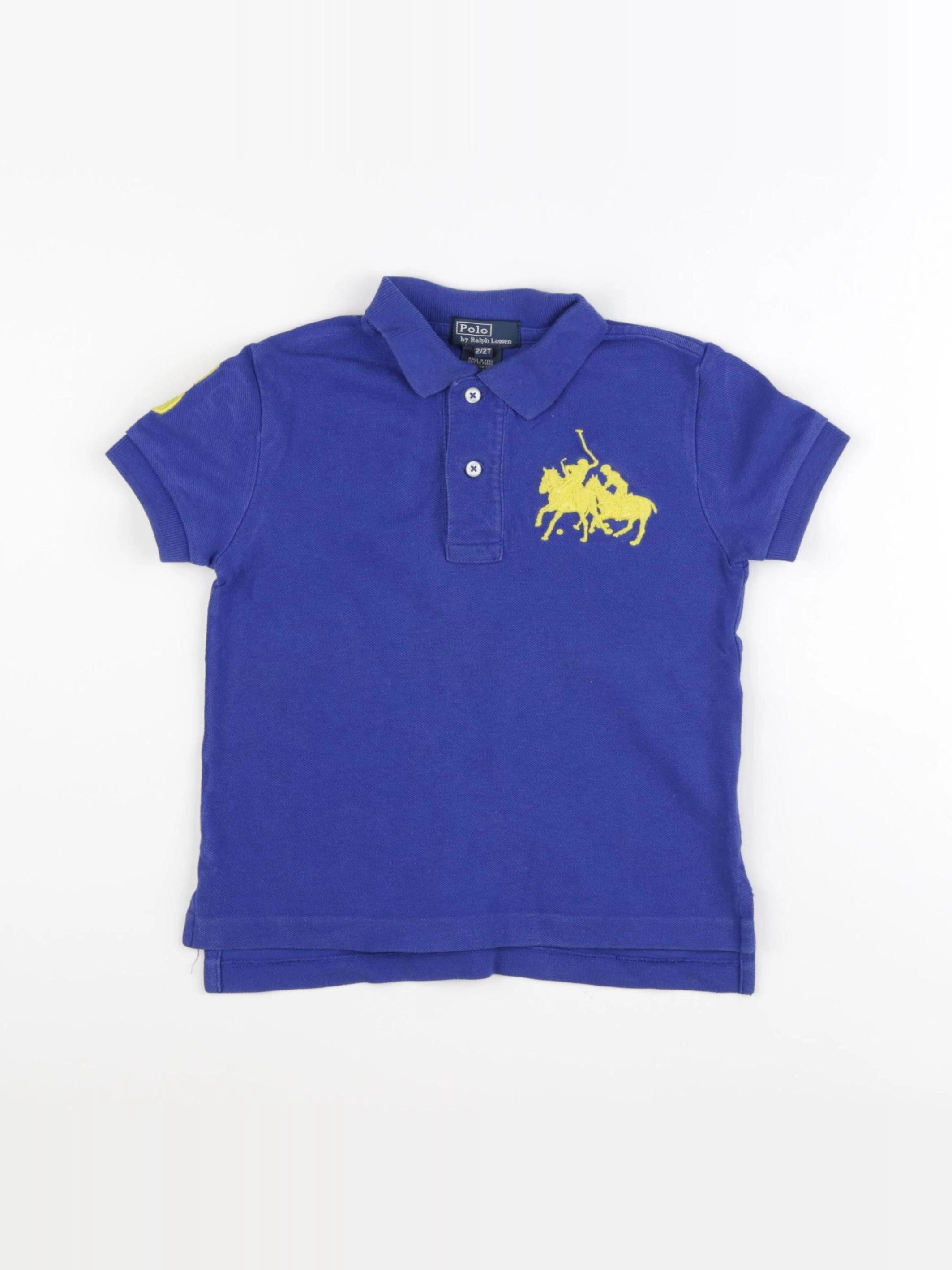 Ralph Lauren - polo bleu - 2 ans