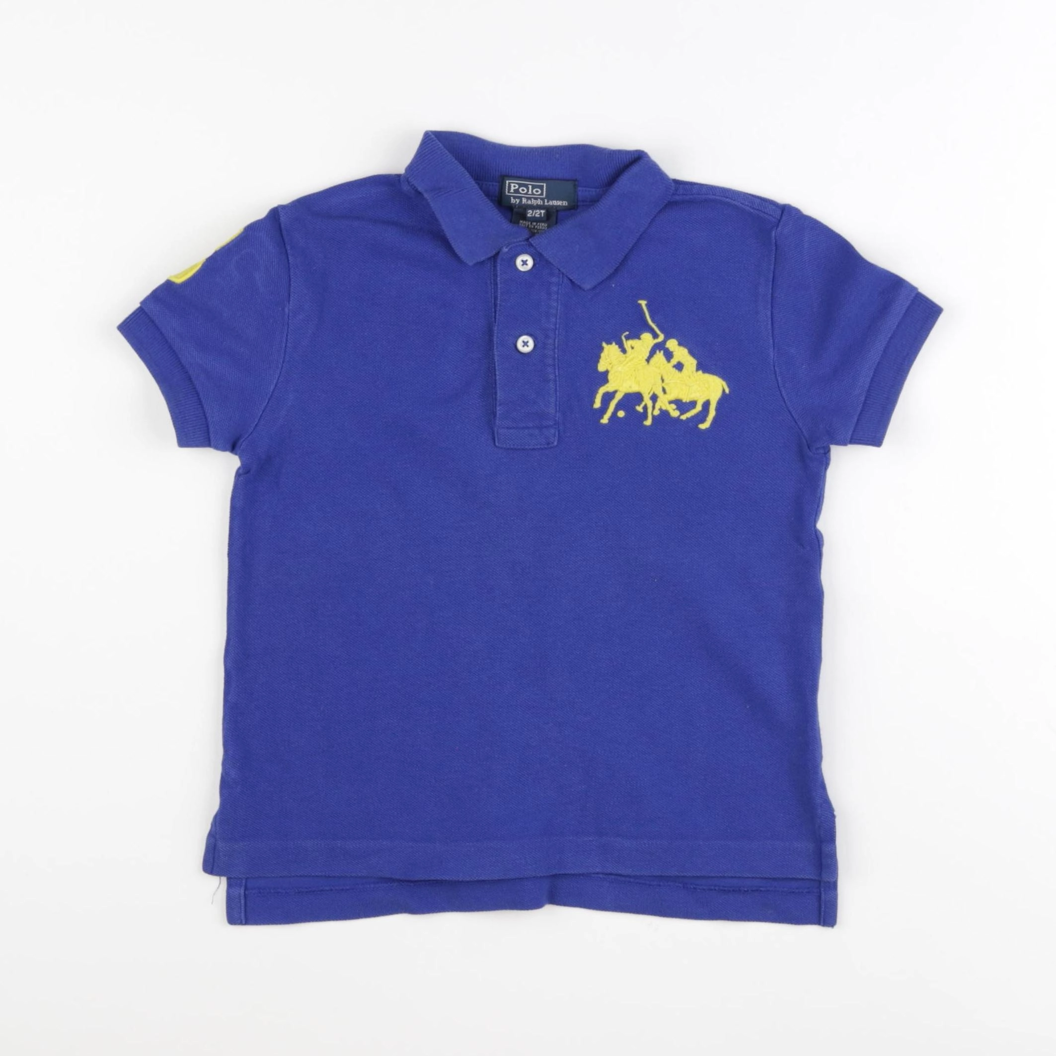 Ralph Lauren - polo bleu - 2 ans