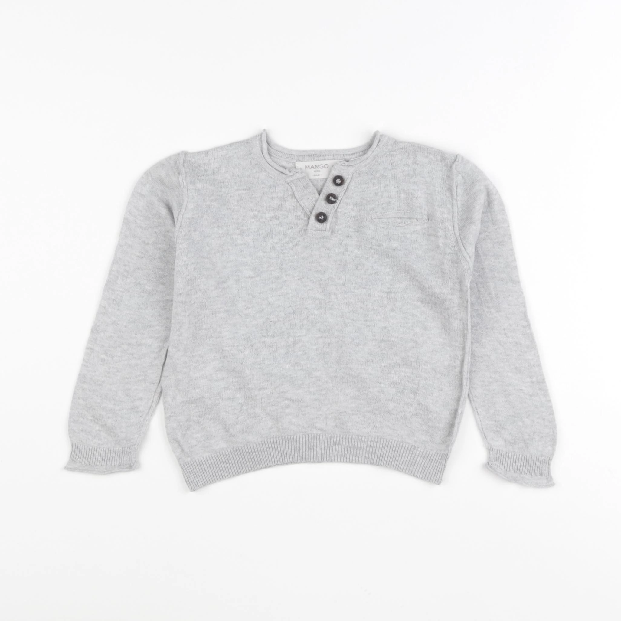 Mango - pull gris - 12/18 mois