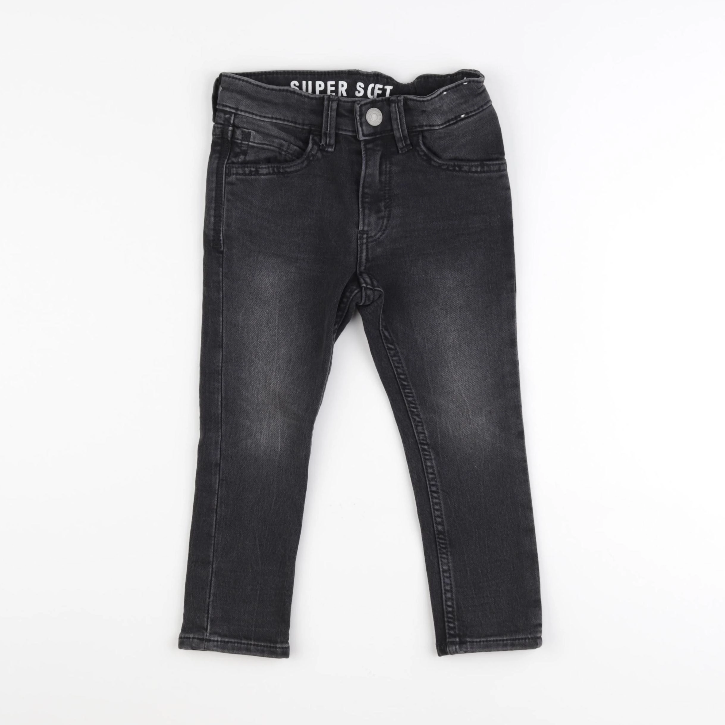 H&M - jean noir - 2/3 ans