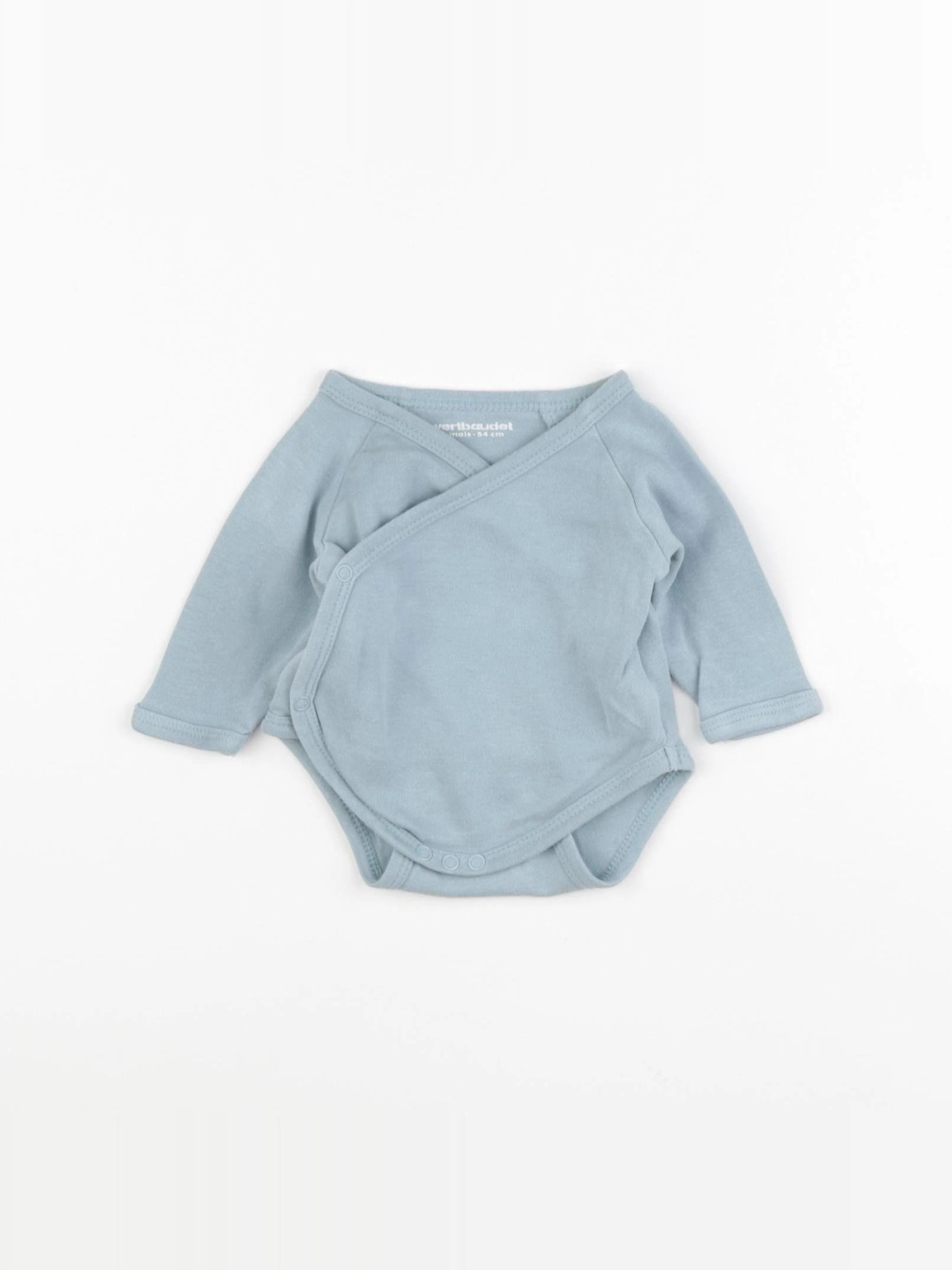 Vertbaudet - body bleu - 1 mois