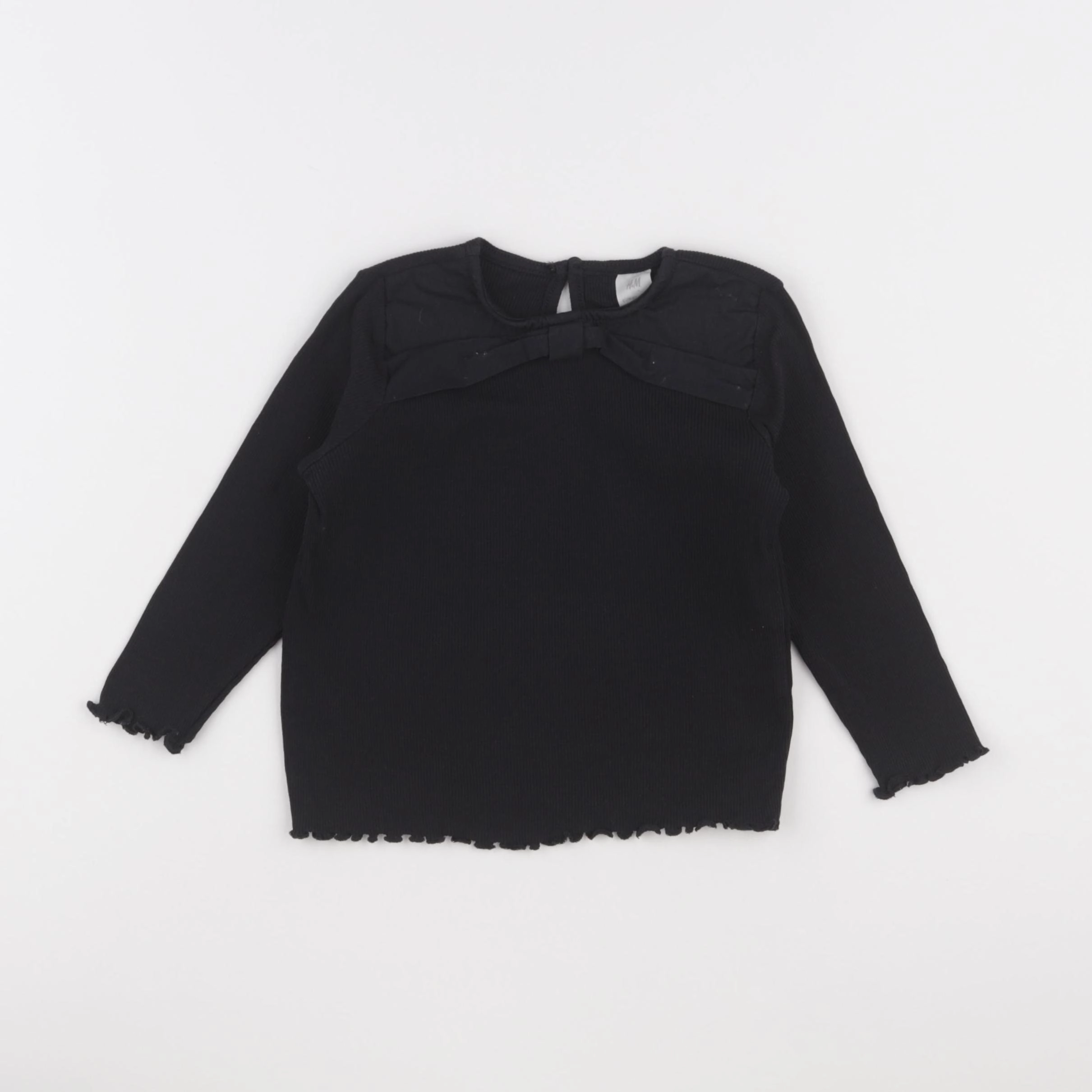 H&M - tee-shirt noir - 2 ans