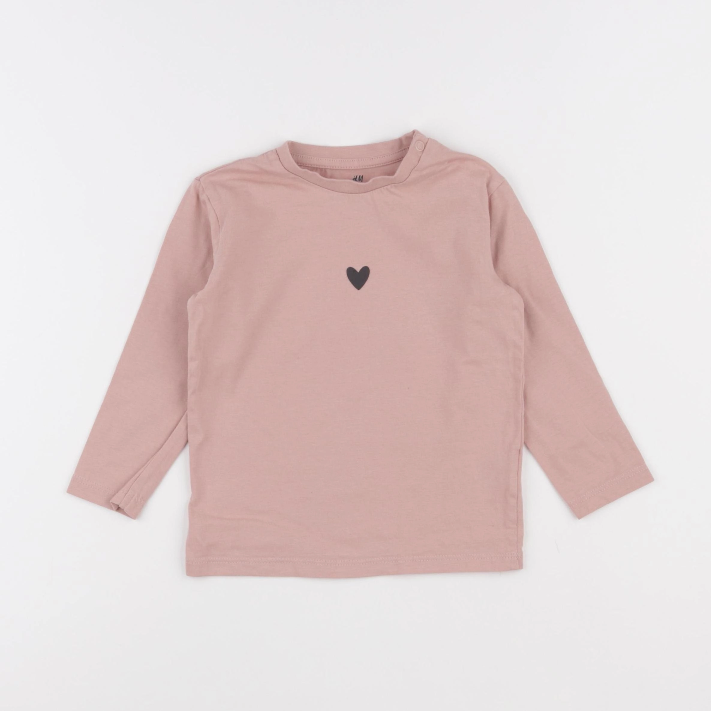 H&M - tee-shirt rose - 2 ans