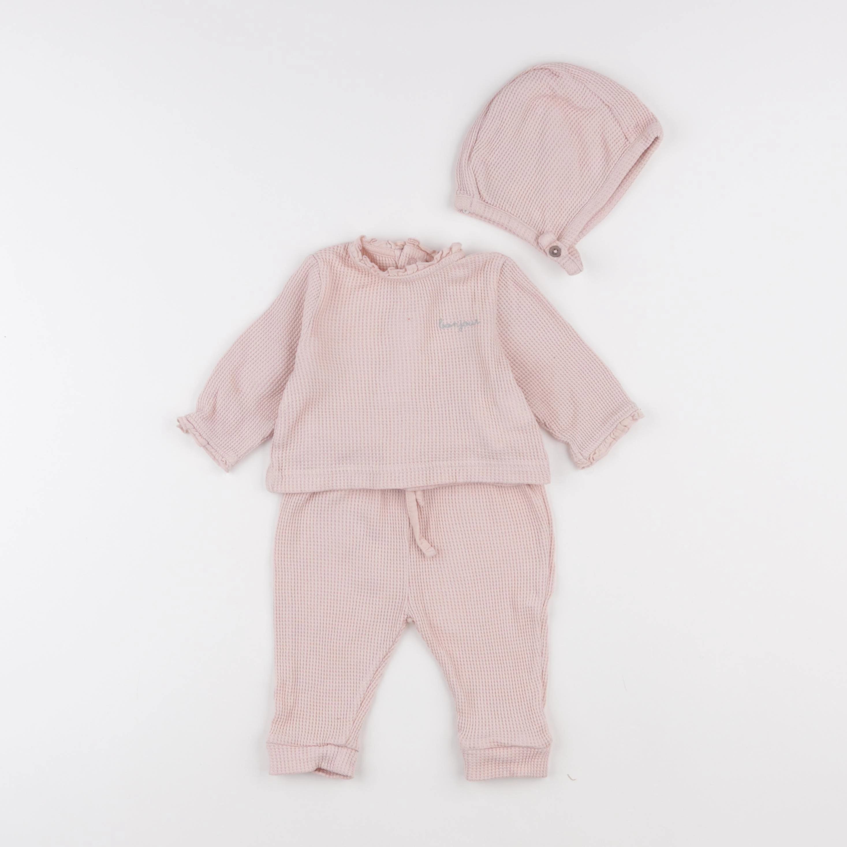 Boutchou - ensemble rose - 3 mois