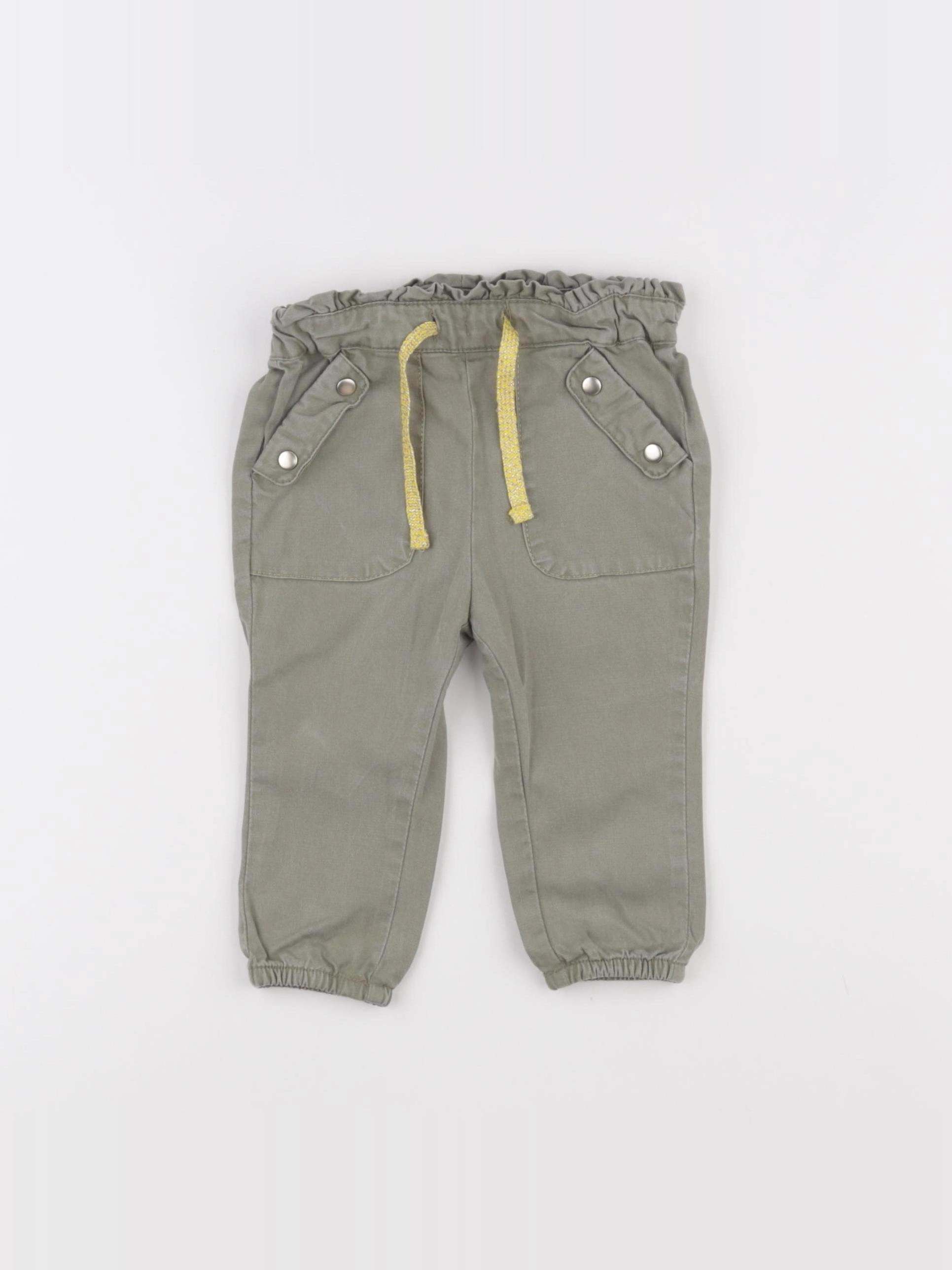 Tape à l'oeil - pantalon vert - 9 mois