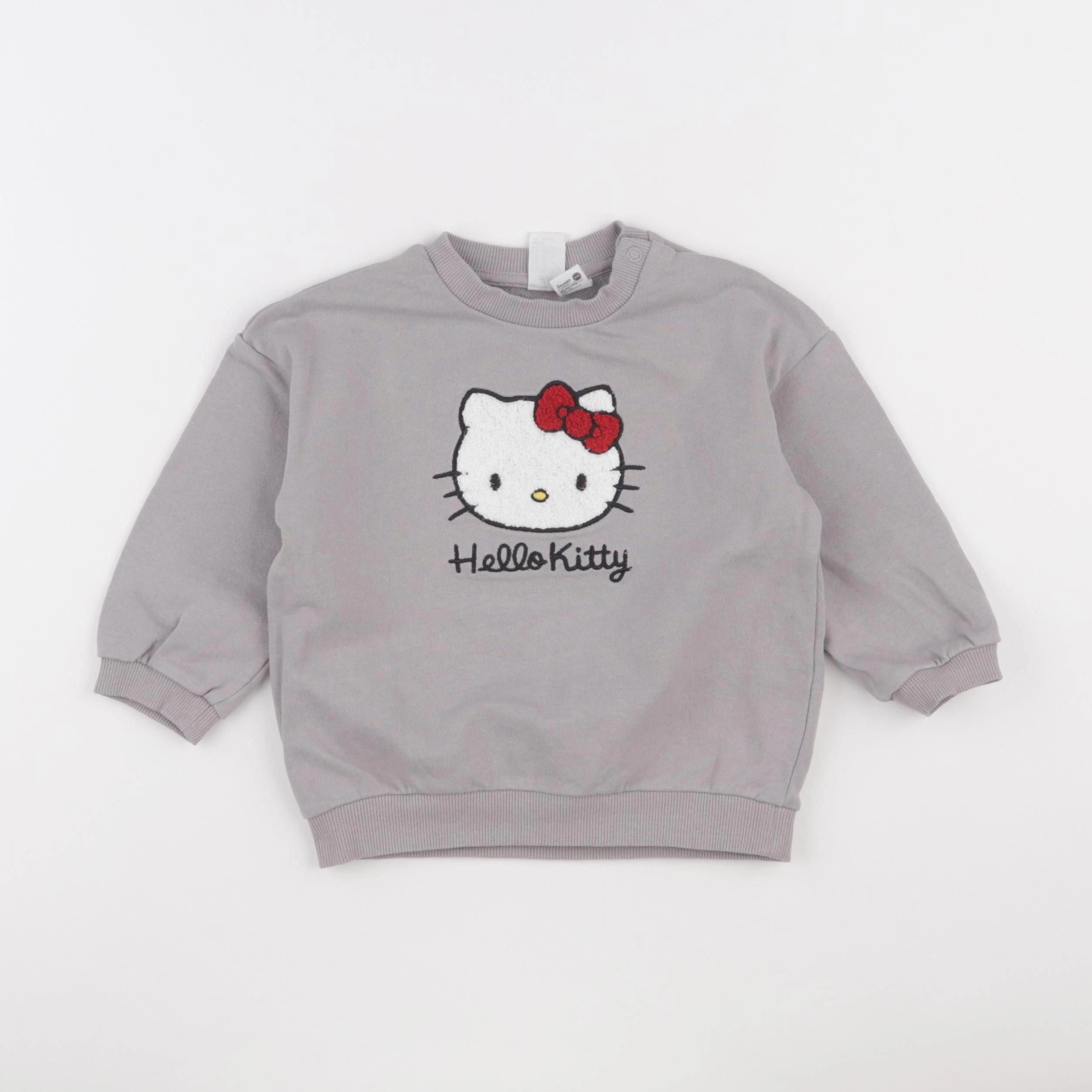 H&M - sweat gris - 2 ans