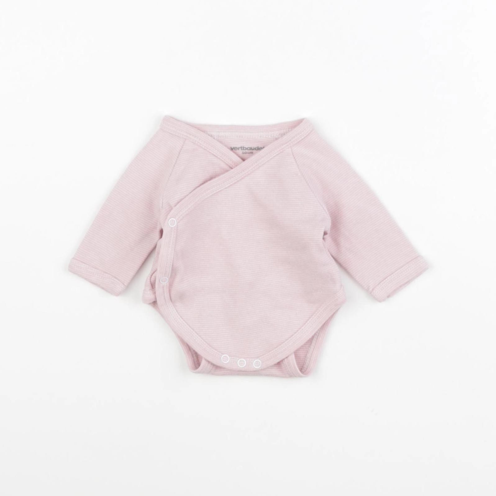 Vertbaudet - body rose - 0 mois