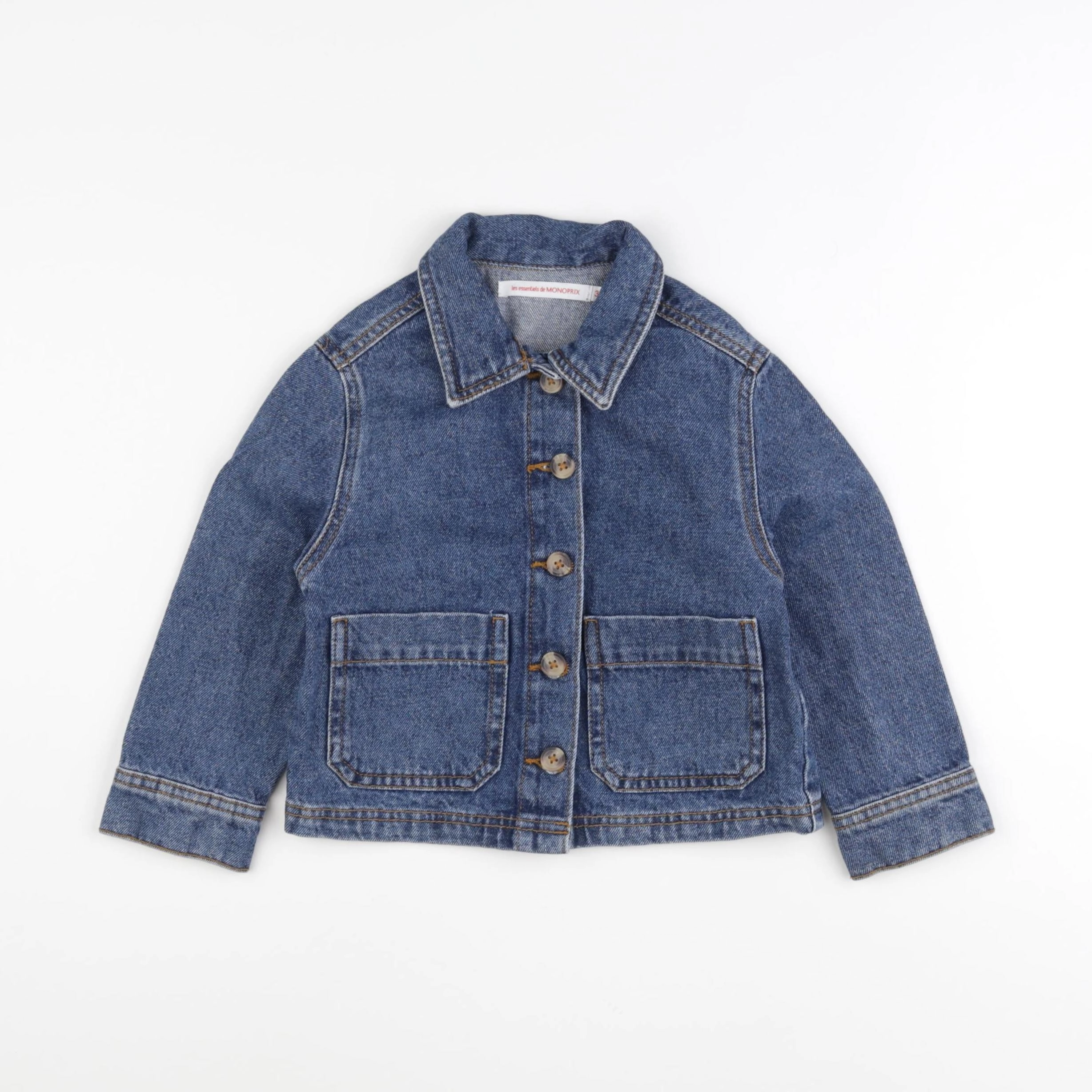 Monoprix - veste bleu - 3 ans