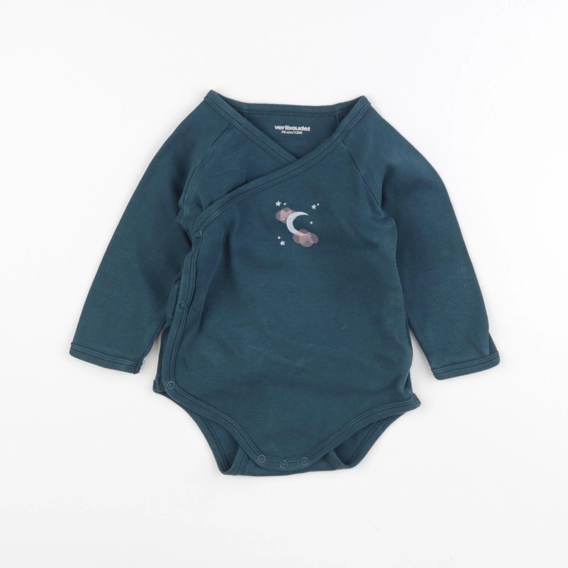 Vertbaudet - body vert - 12 mois