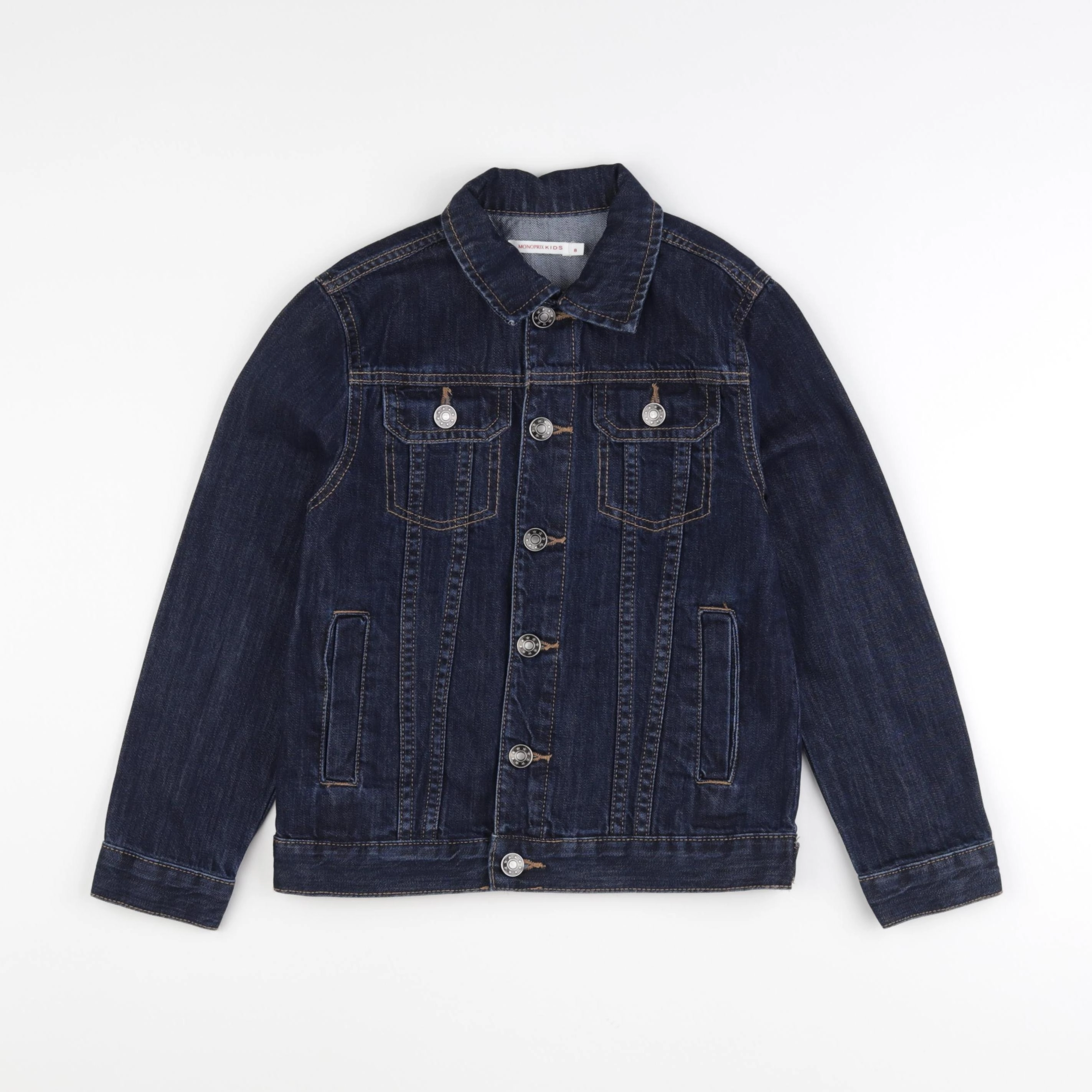 Monoprix - veste bleu - 8 ans