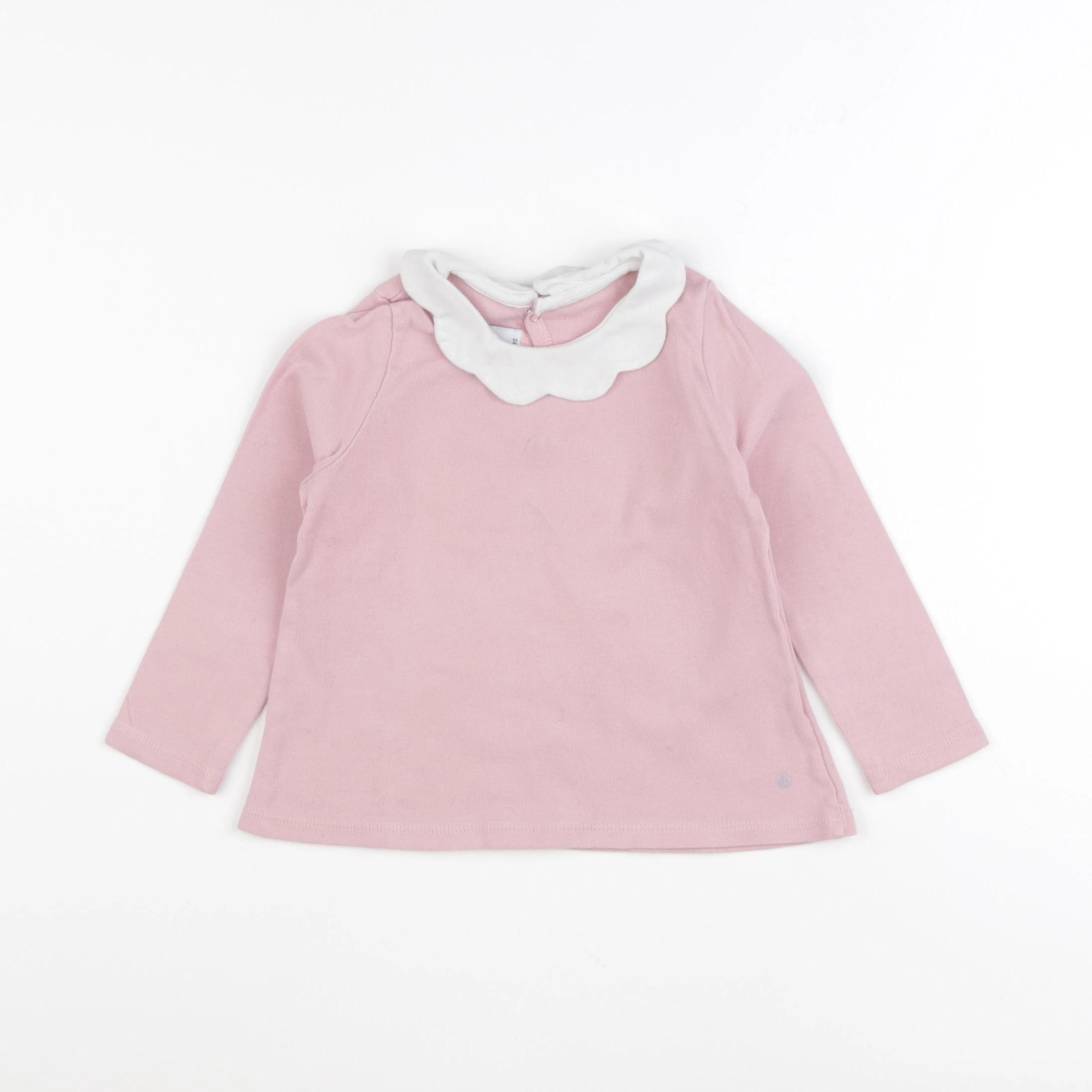 Petit Bateau - tee-shirt rose - 24 mois