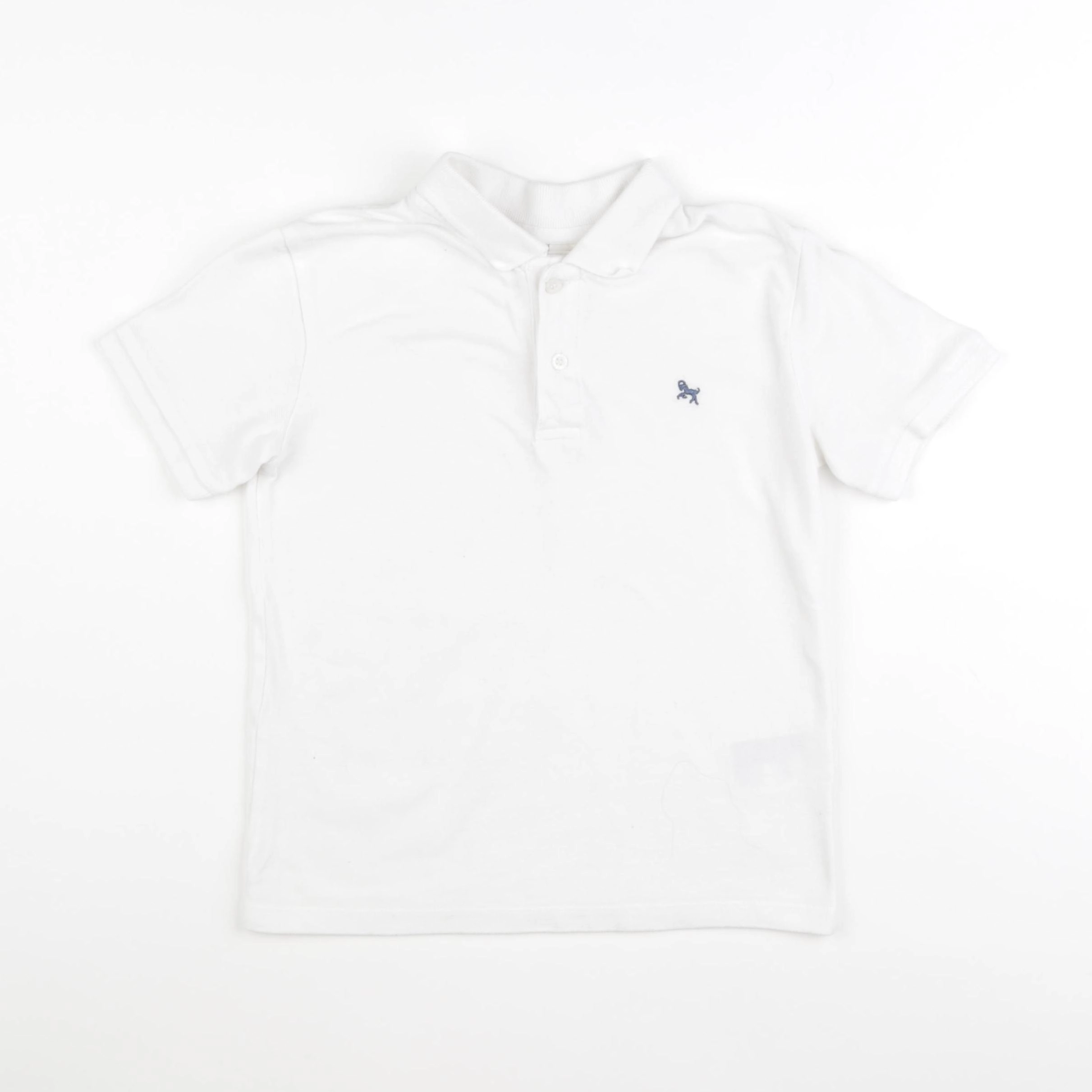 H&M - polo blanc - 6/8 ans
