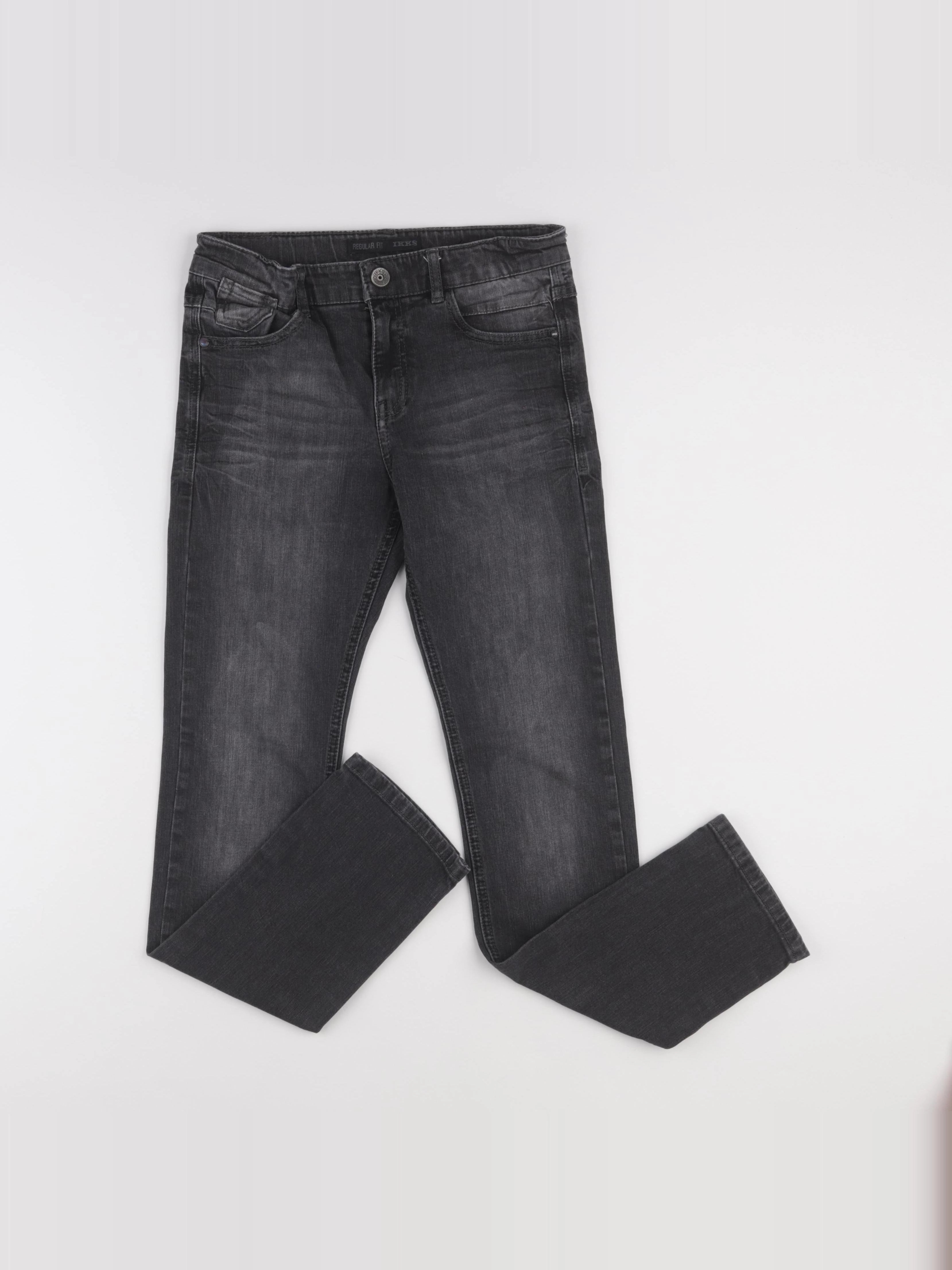 IKKS - jean gris - 12 ans