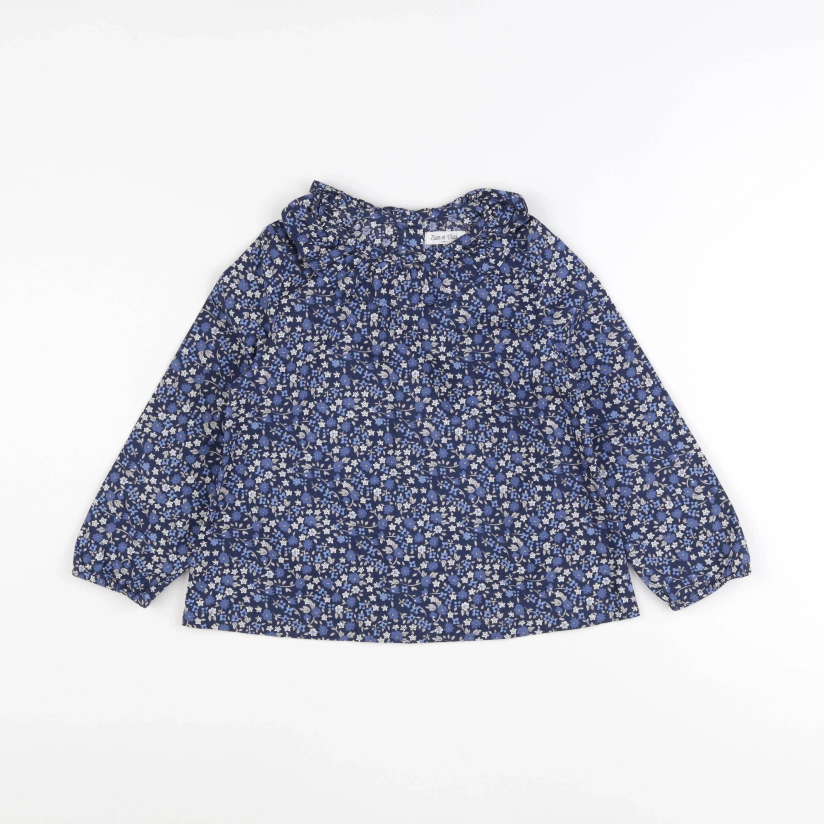 Eden & Victor - blouse bleu - 4 ans