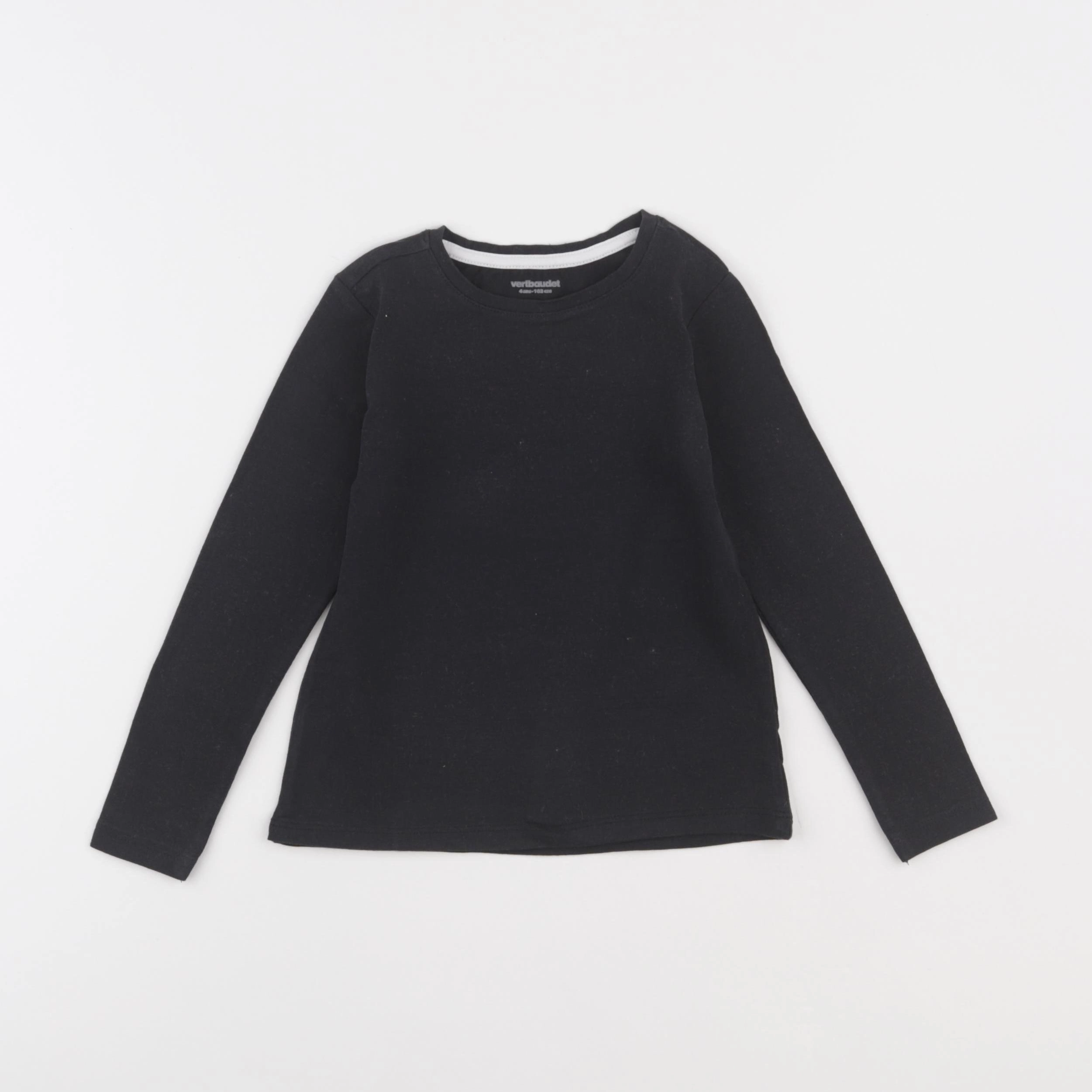 Vertbaudet - tee-shirt noir - 4 ans