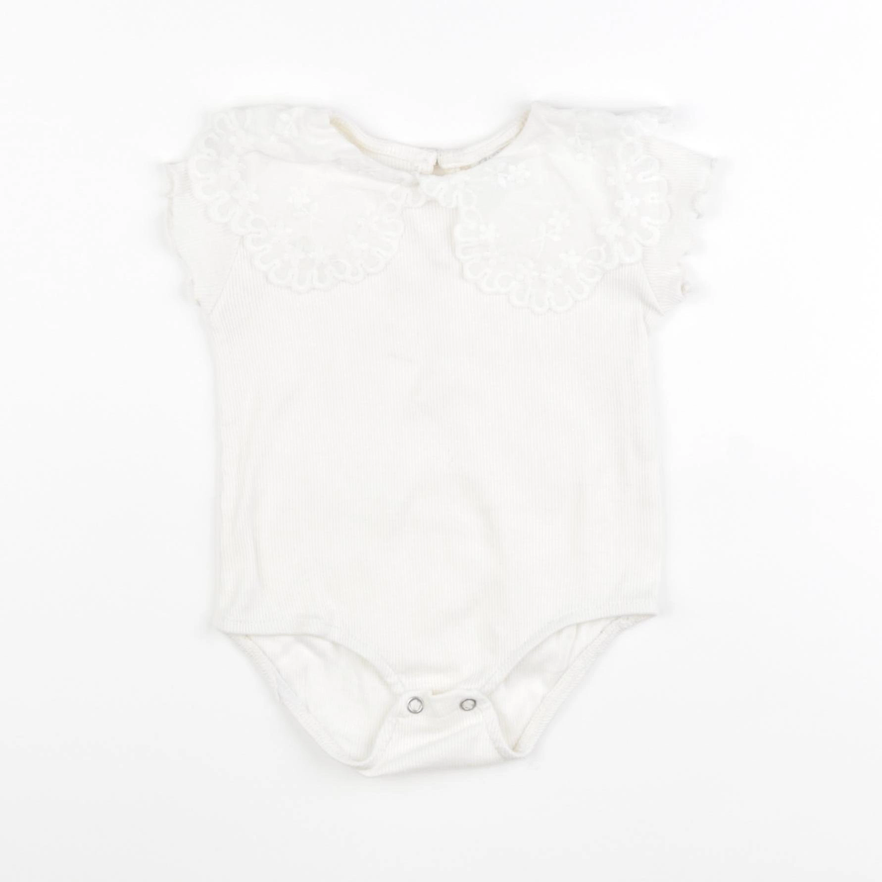 Zara - body à col beige - 9/12 mois