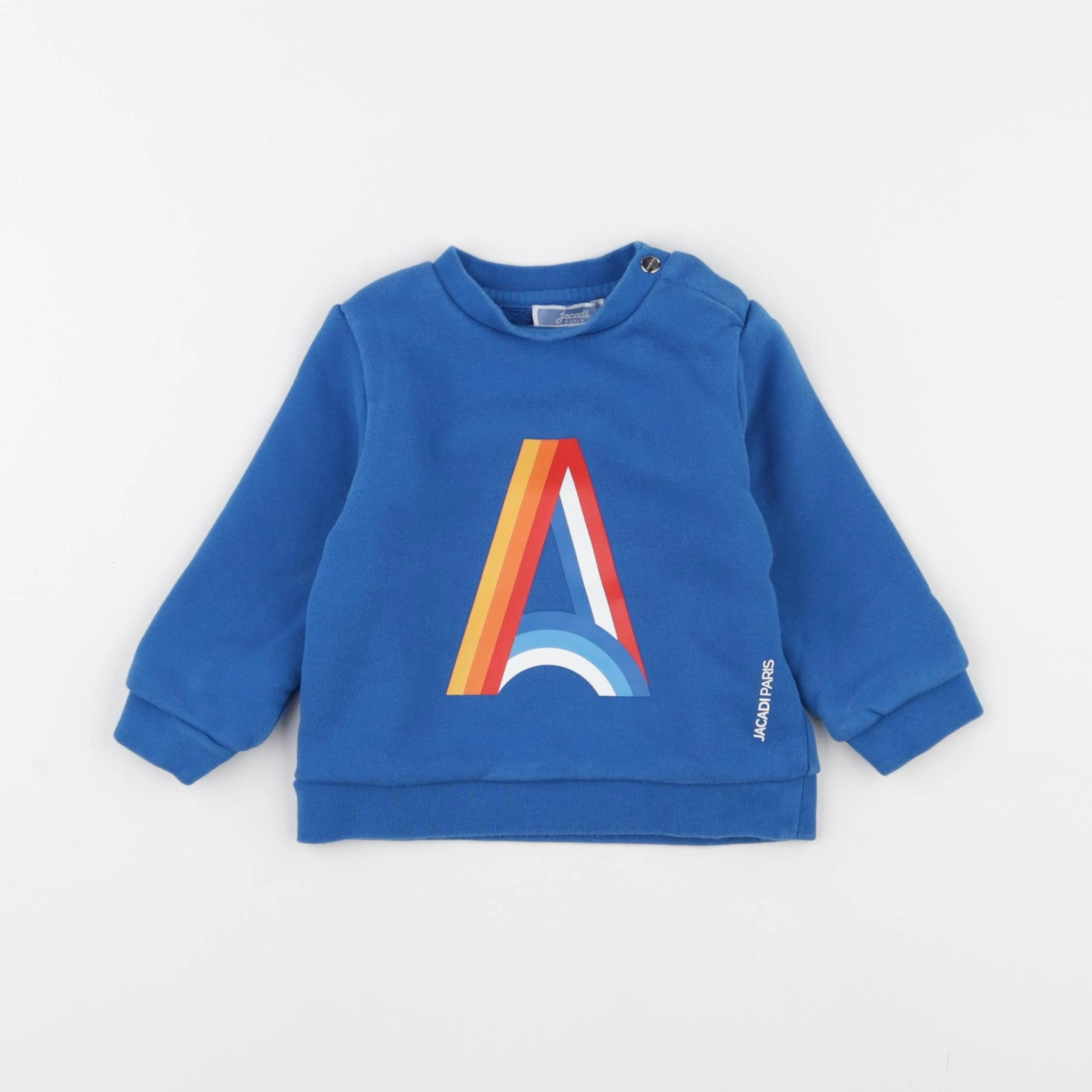 Jacadi - sweat bleu - 12 mois