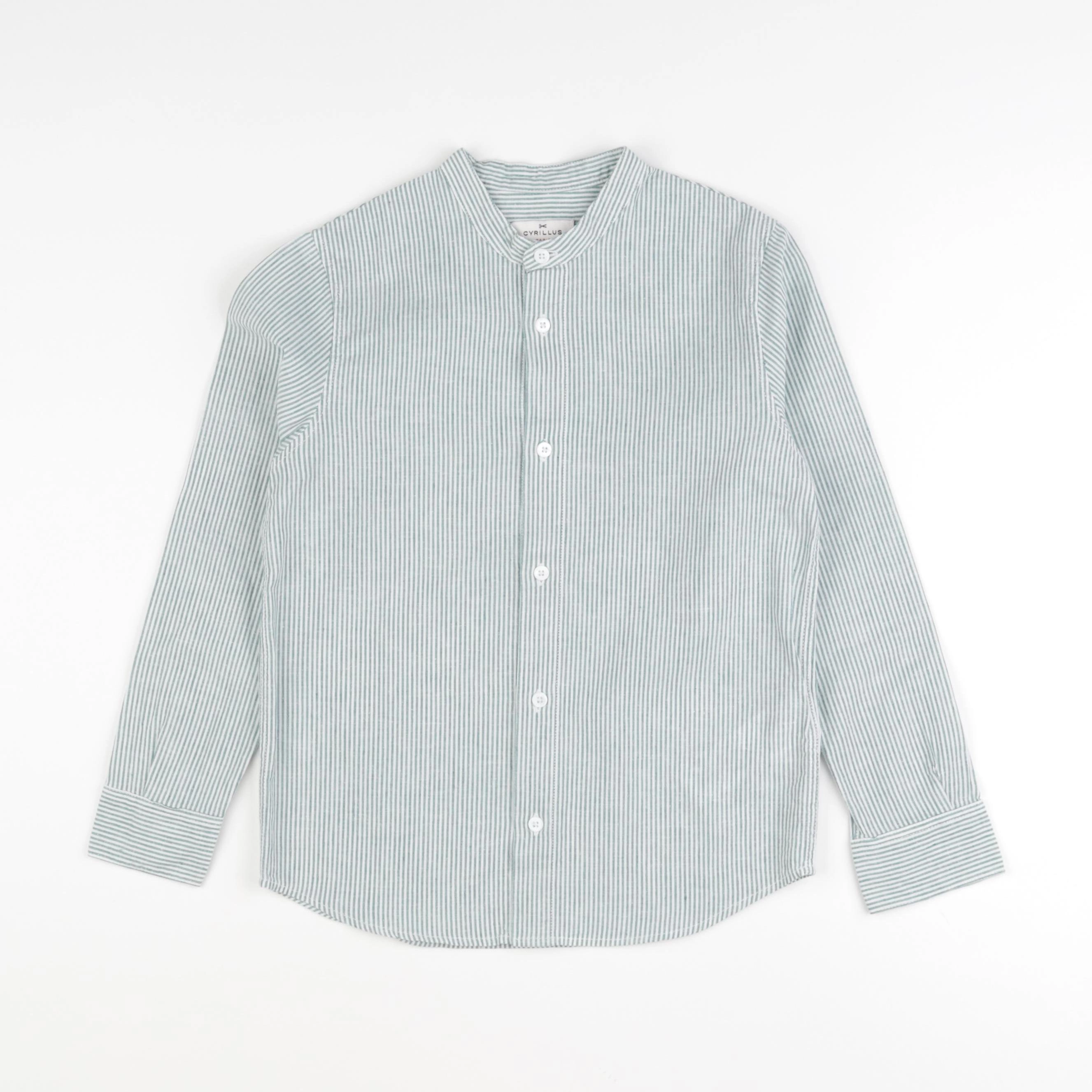 Cyrillus - chemise vert - 8 ans