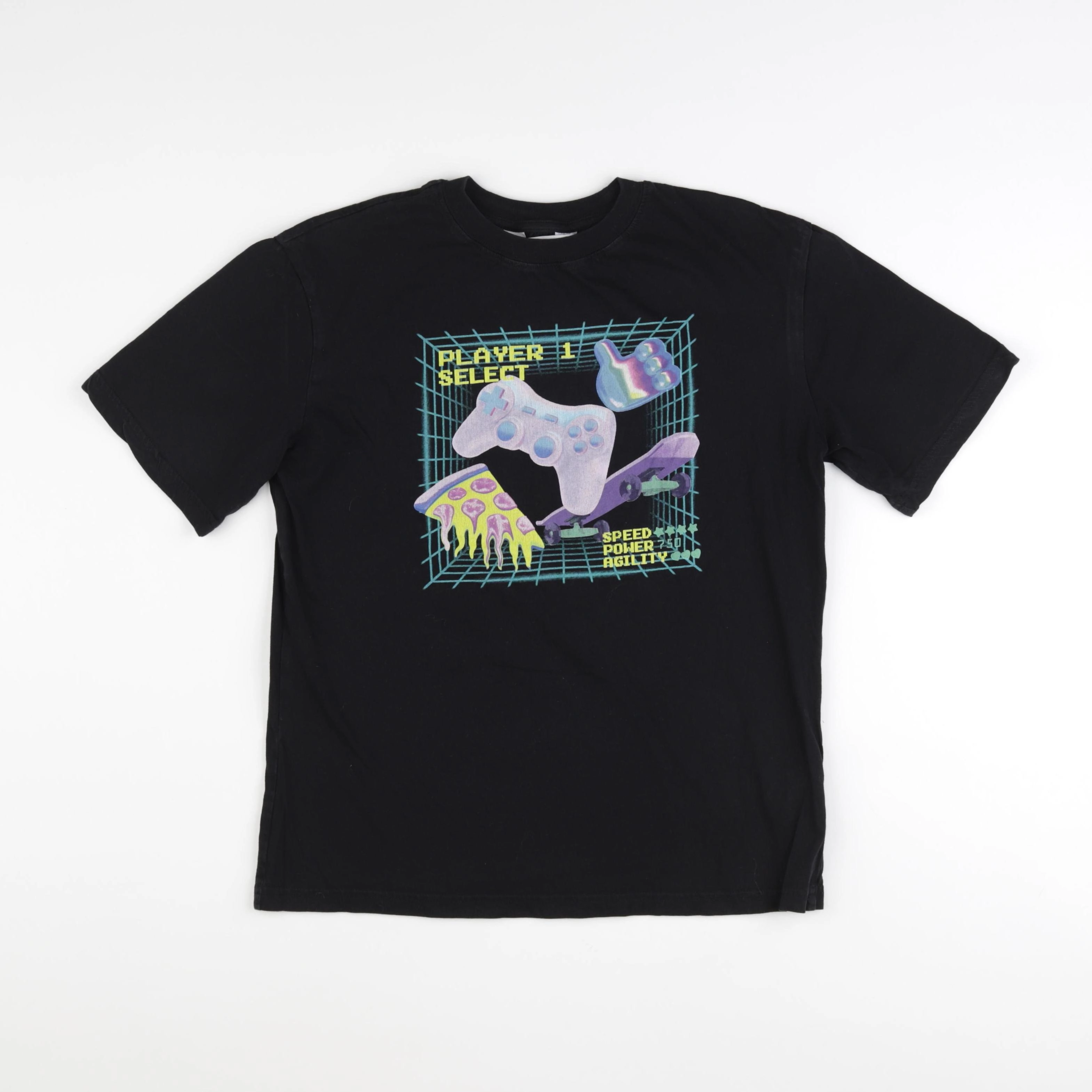 H&M - tee-shirt noir - 10/12 ans