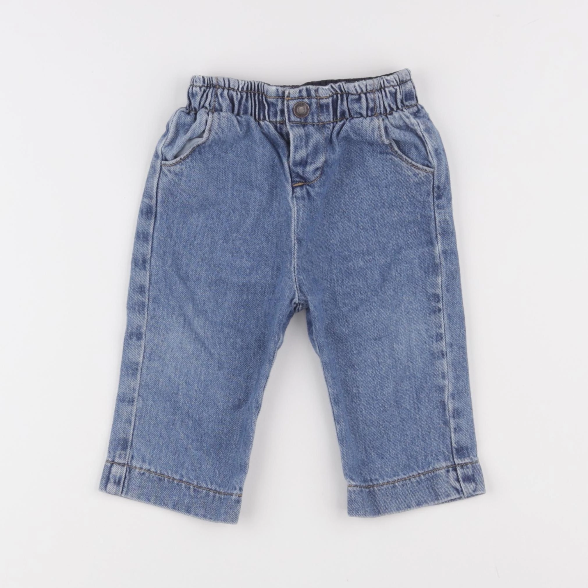 Vertbaudet - jean bleu - 12 mois