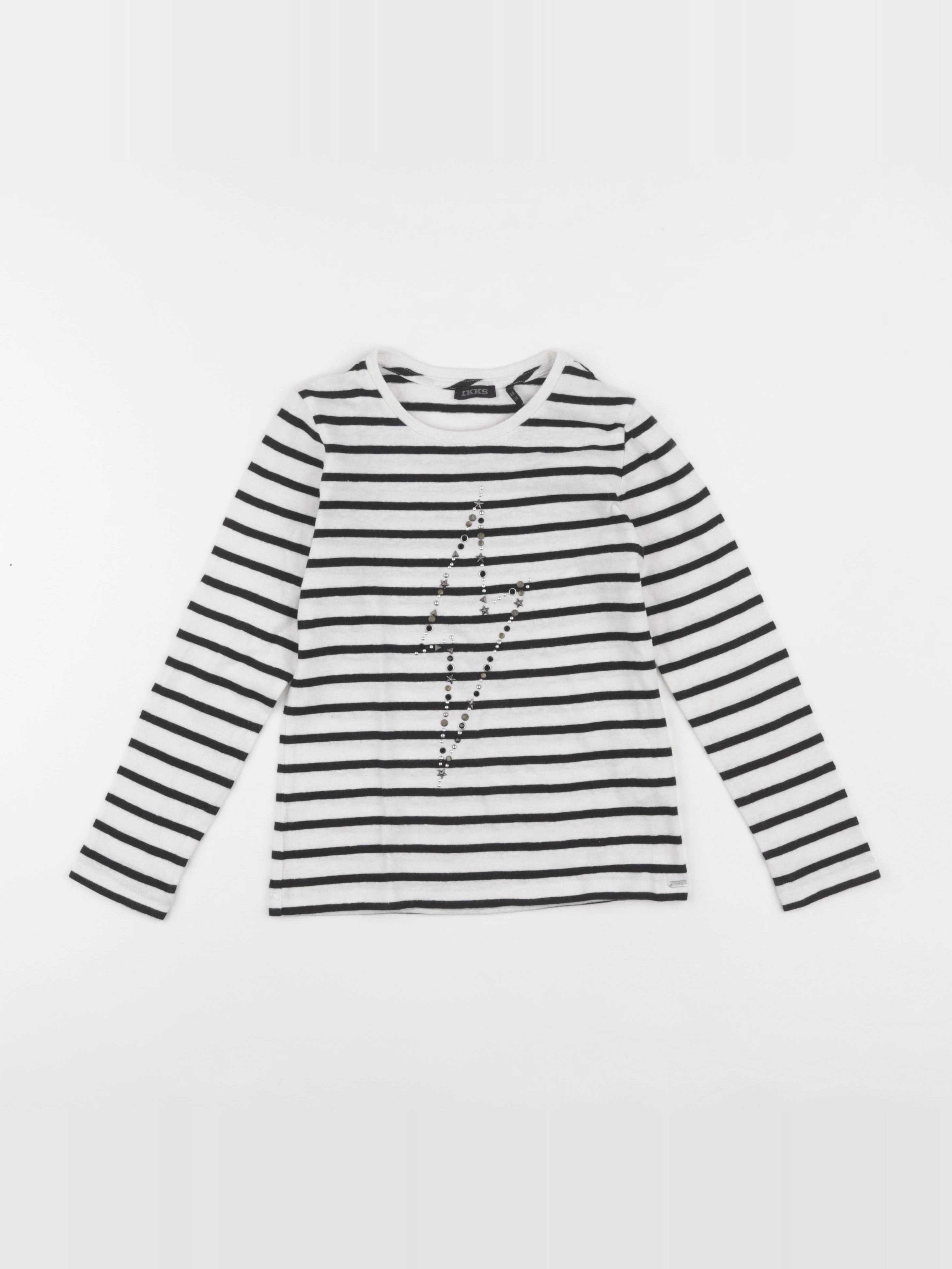 IKKS - tee-shirt blanc - 6 ans