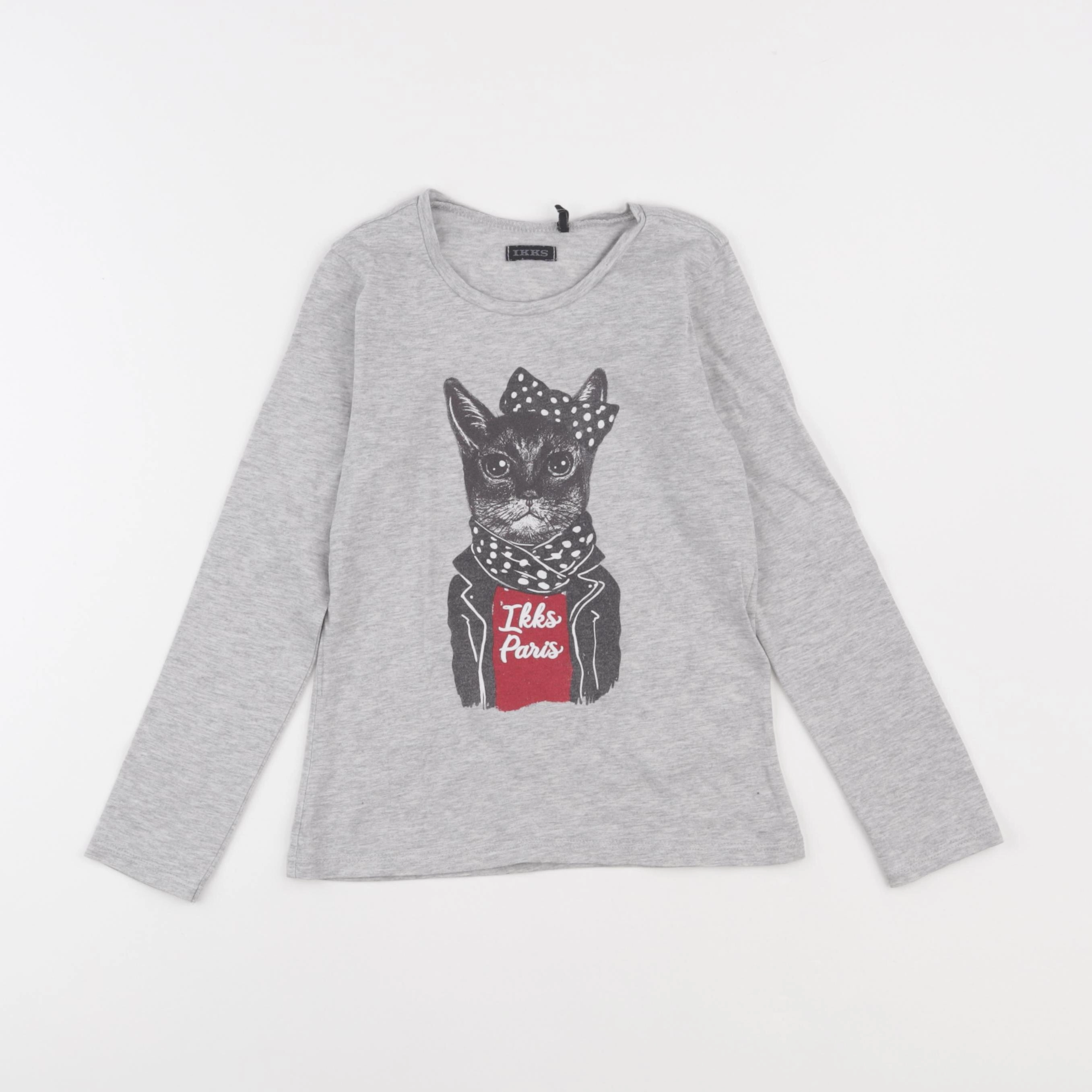 IKKS - tee-shirt gris - 6 ans