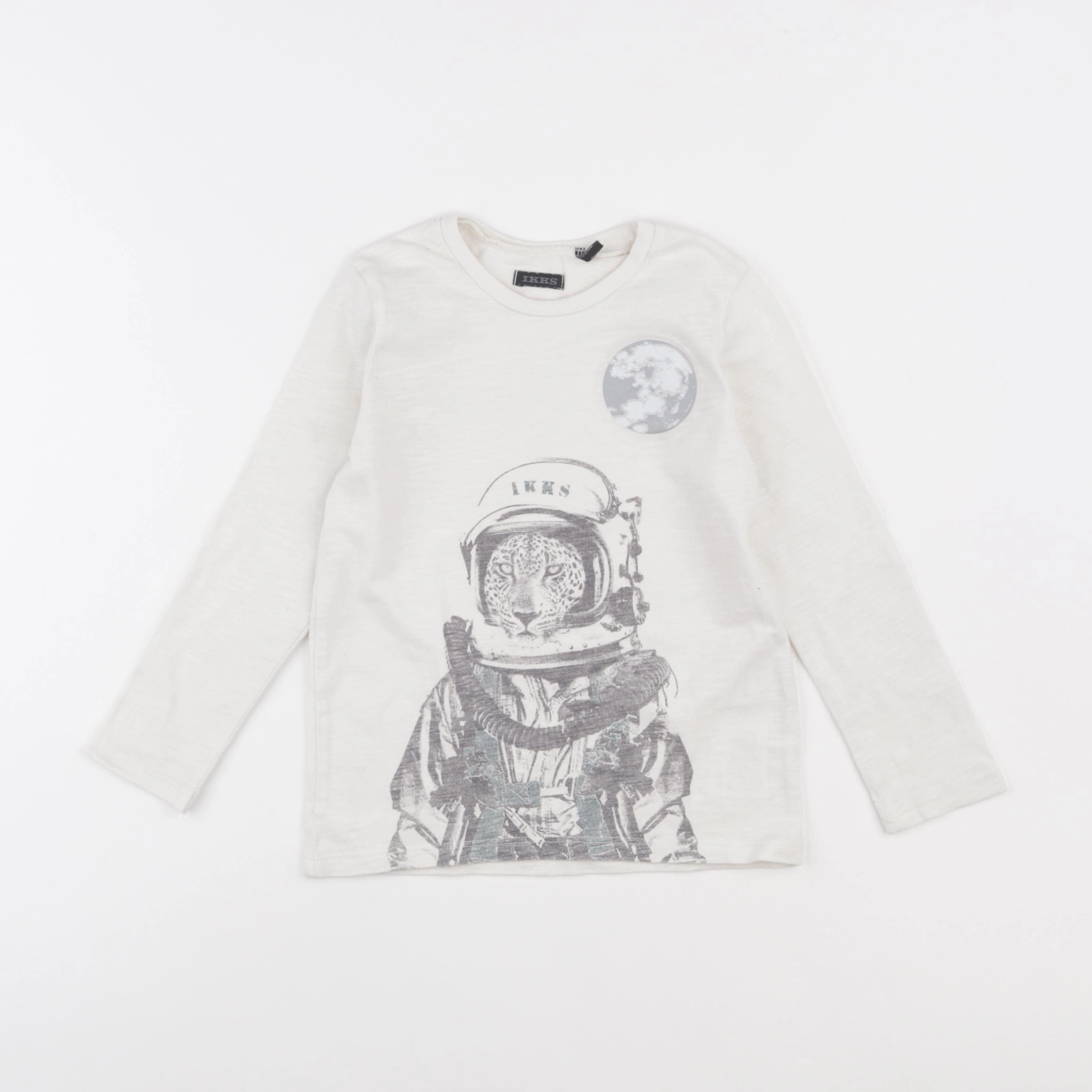 IKKS - tee-shirt beige - 4 ans