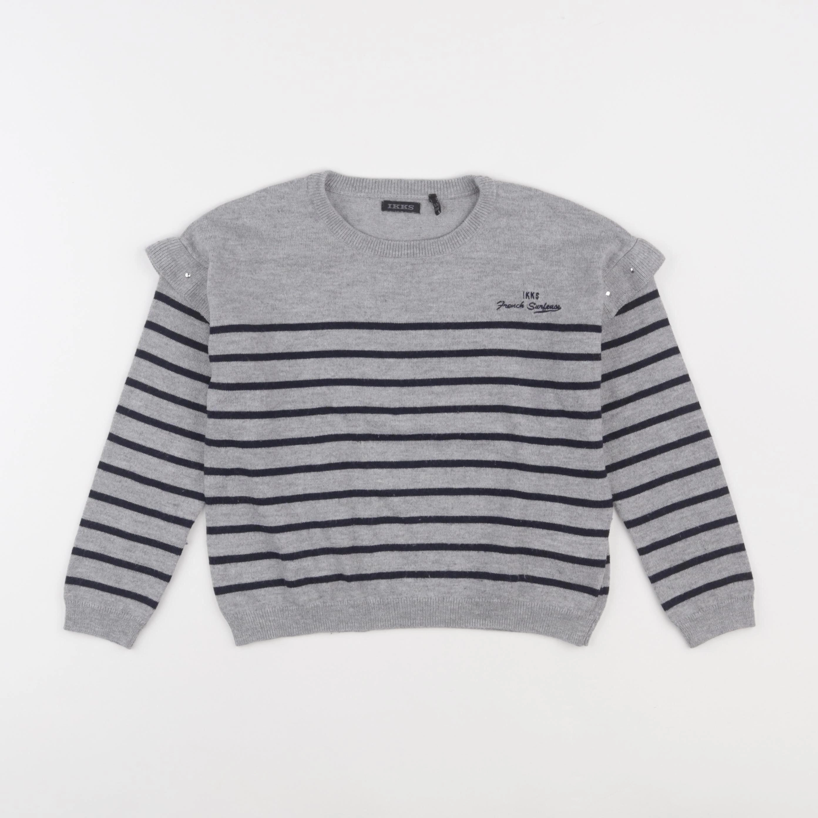 IKKS - pull gris - 6 ans