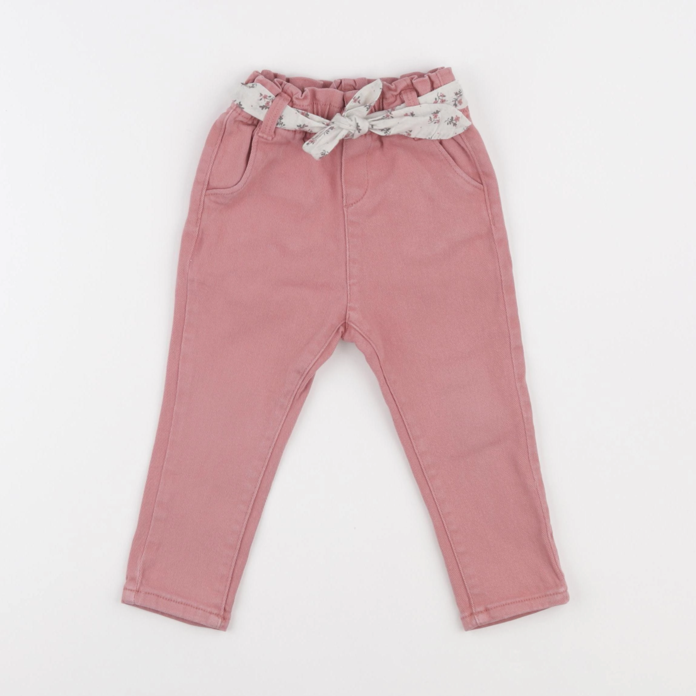 Vertbaudet - jean rose - 18 mois