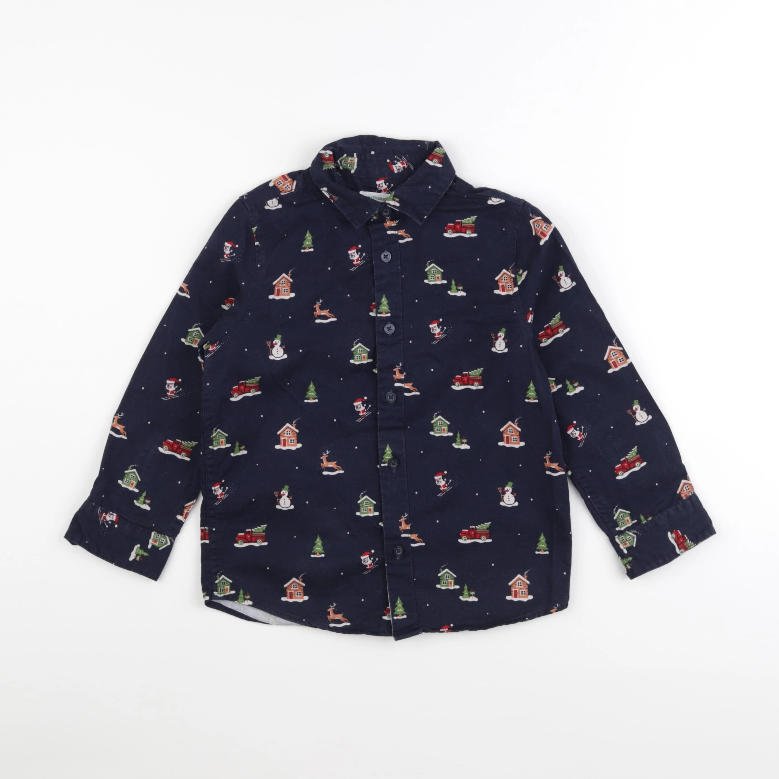 Vertbaudet - chemise bleu - 5 ans