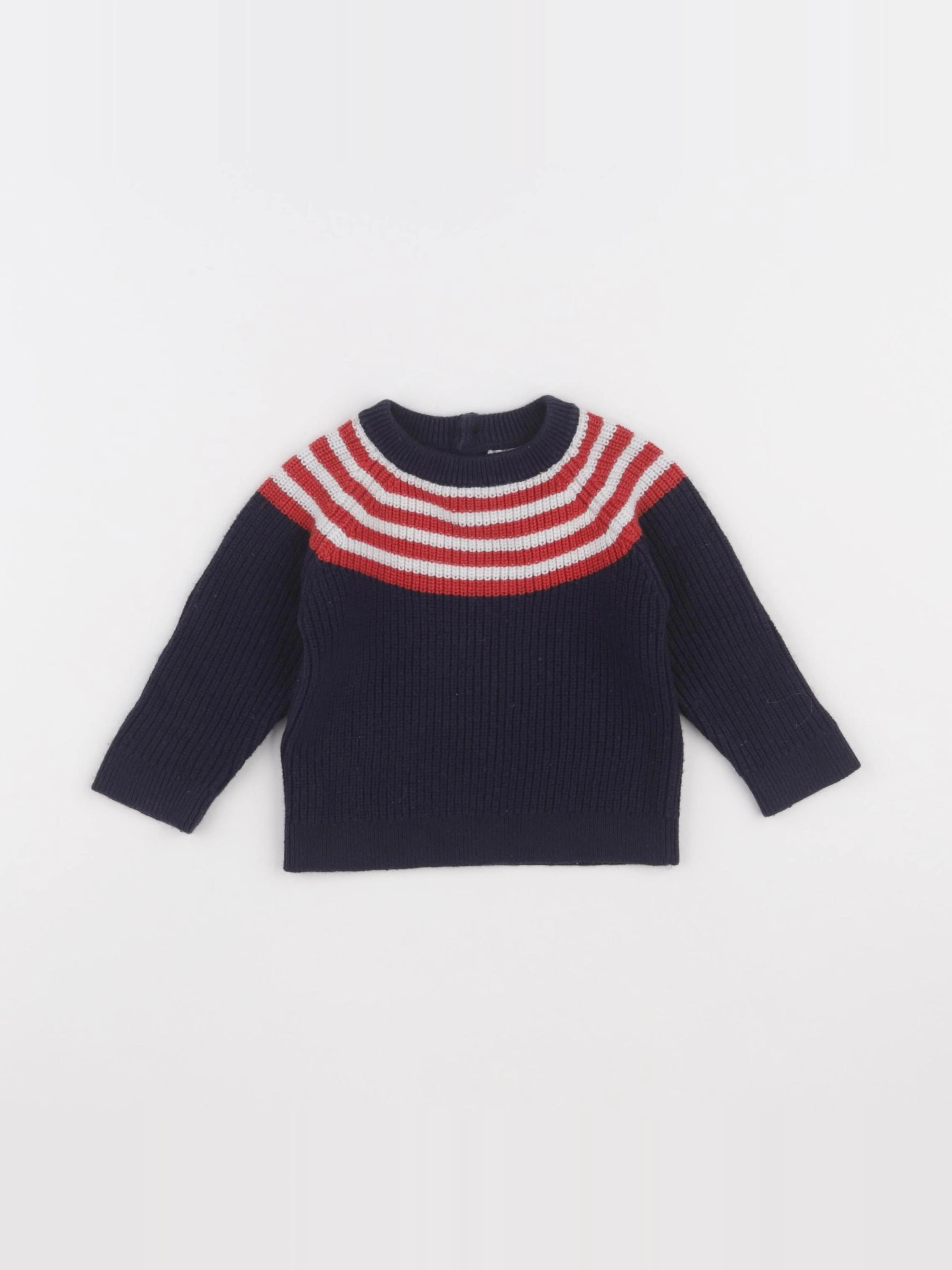 Jacadi - pull bleu - 6 mois