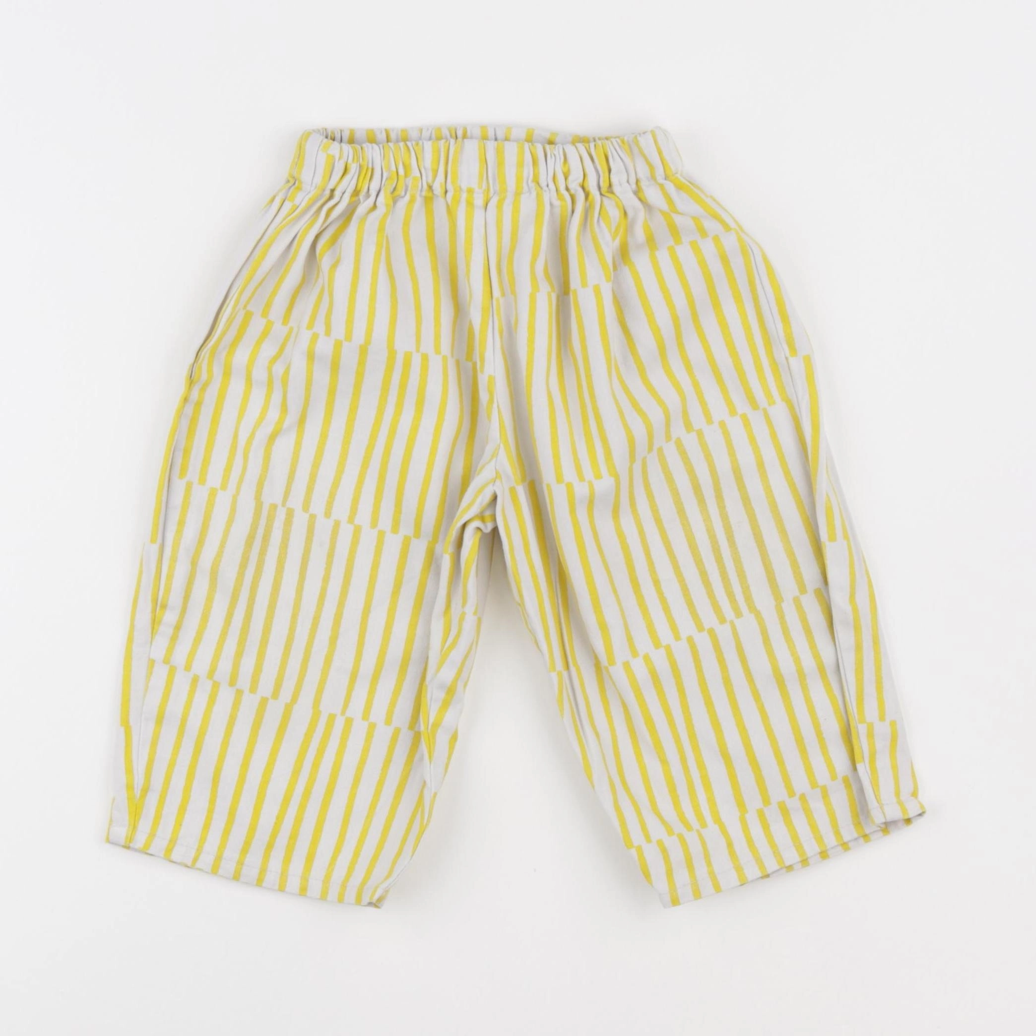 Monoprix - pantalon jaune - 12/18 mois