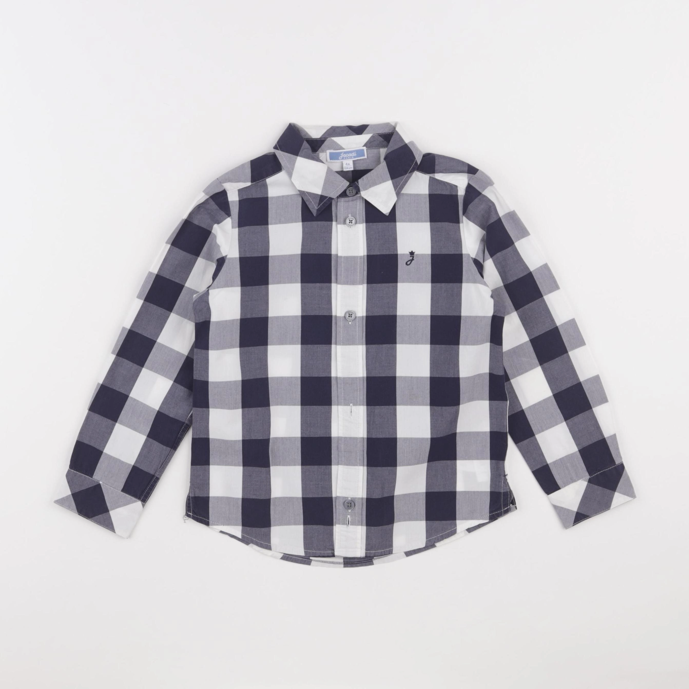 Jacadi - chemise bleu, blanc - 4 ans