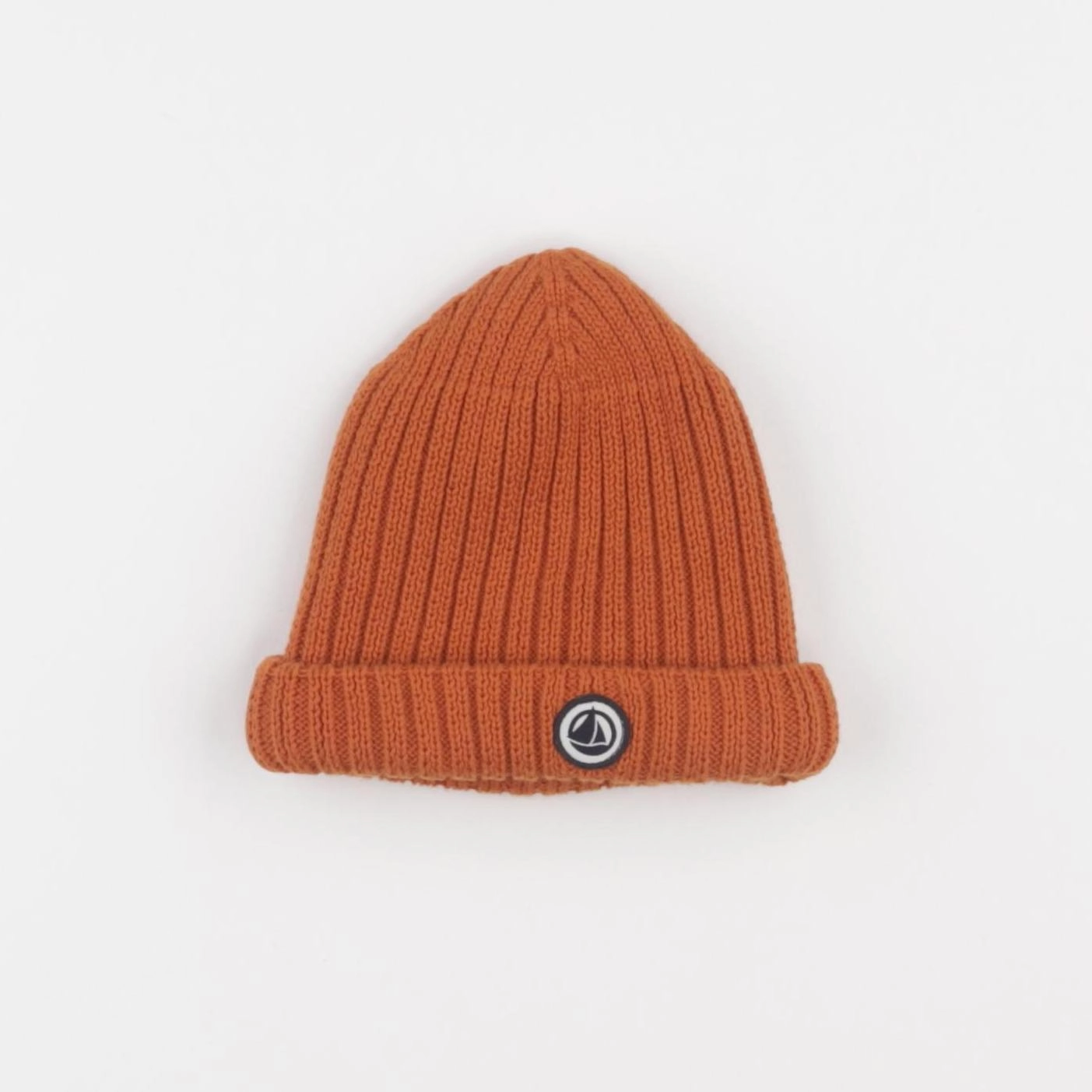 Petit Bateau - bonnet orange - 12/18 mois