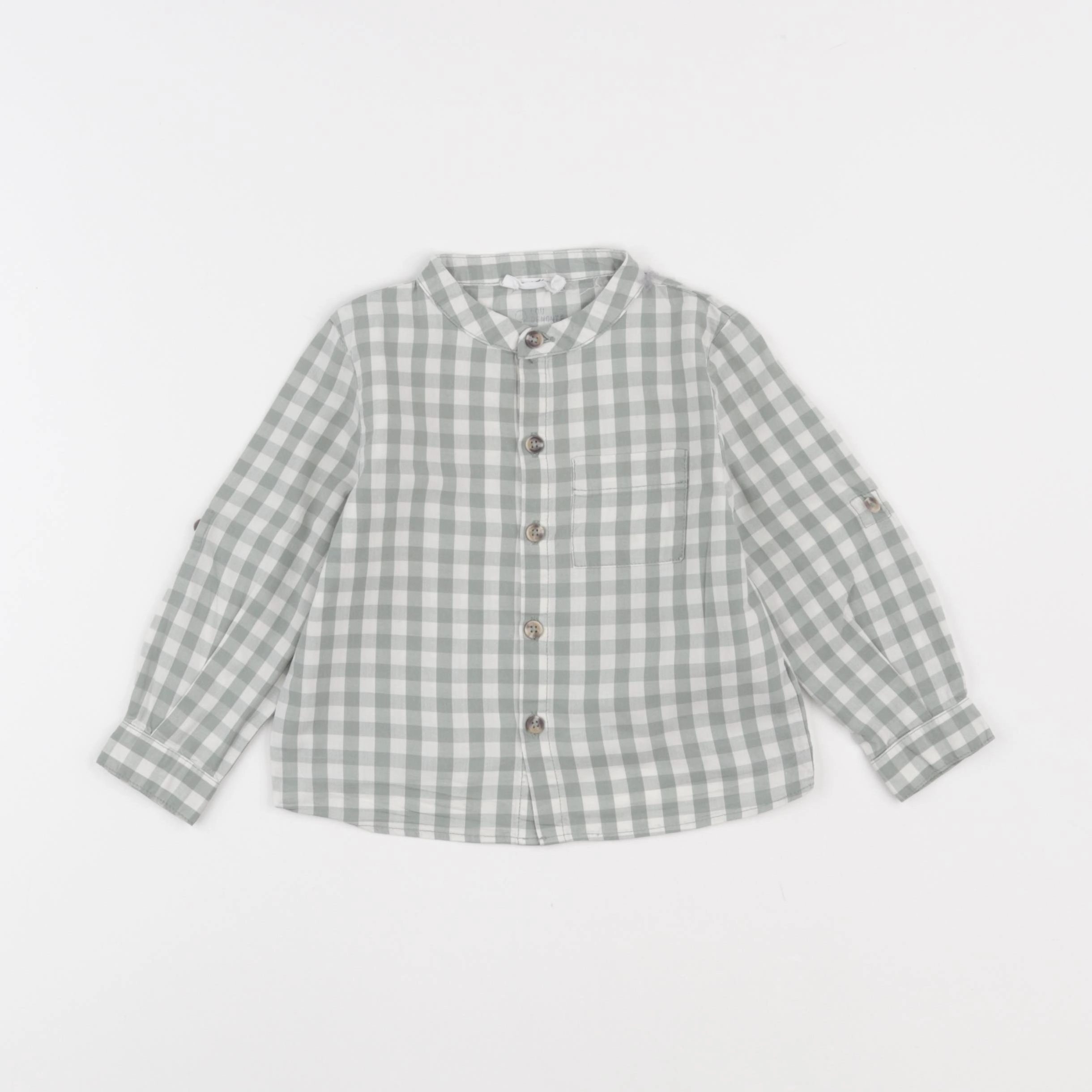 Eden & Victor - chemise vert - 18 mois