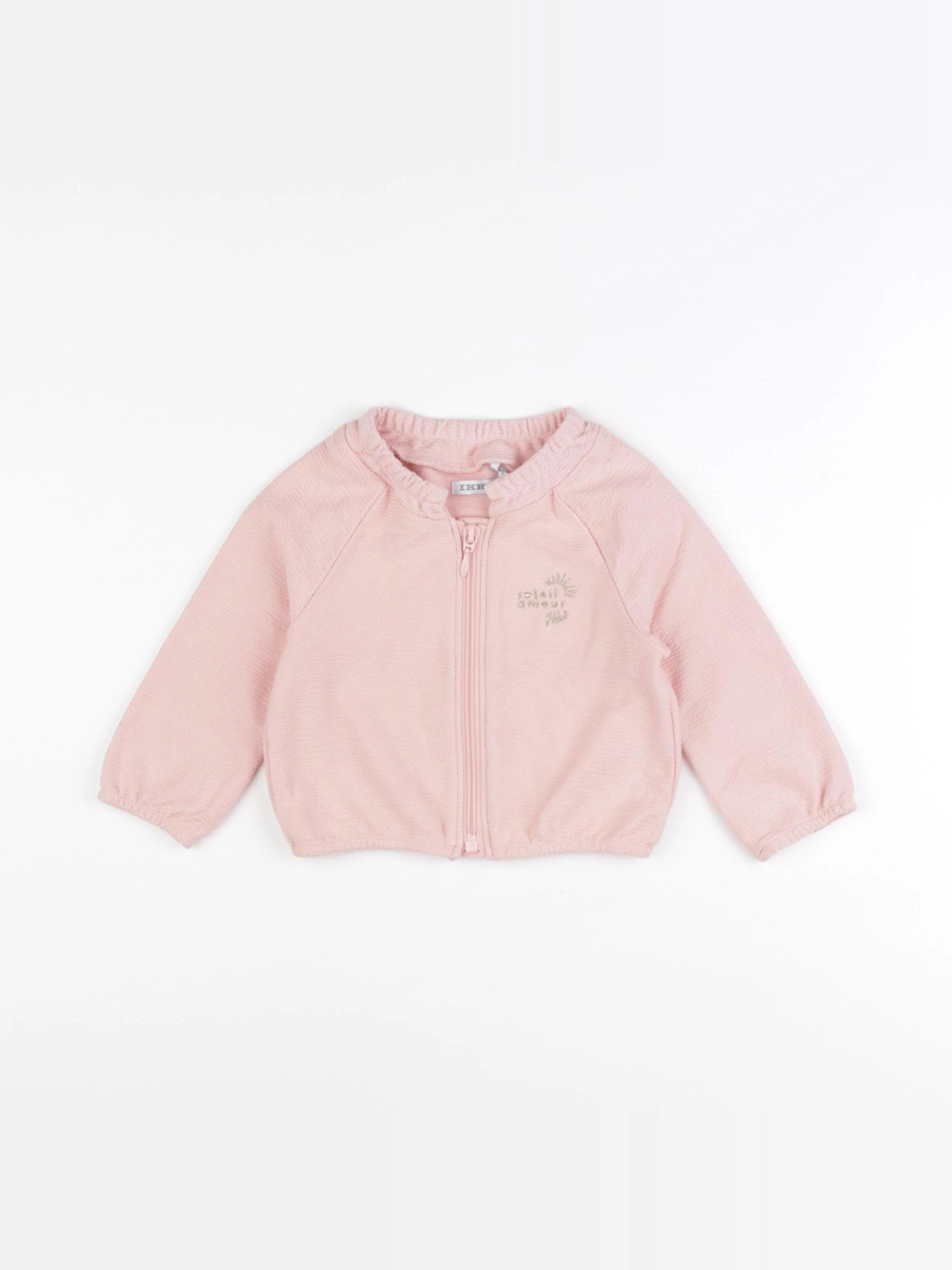 IKKS - sweat rose - 12 mois