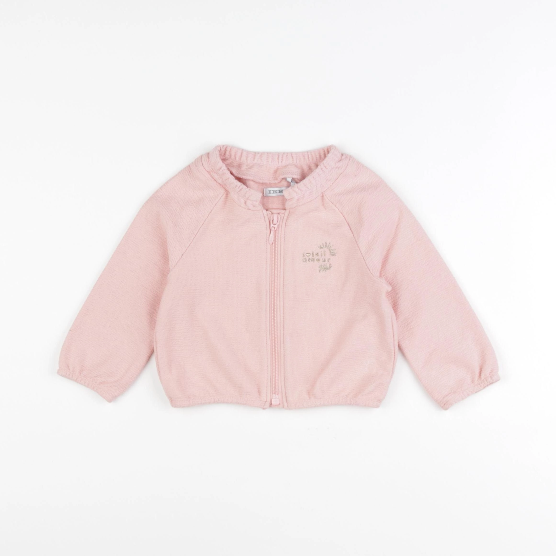 IKKS - sweat rose - 12 mois