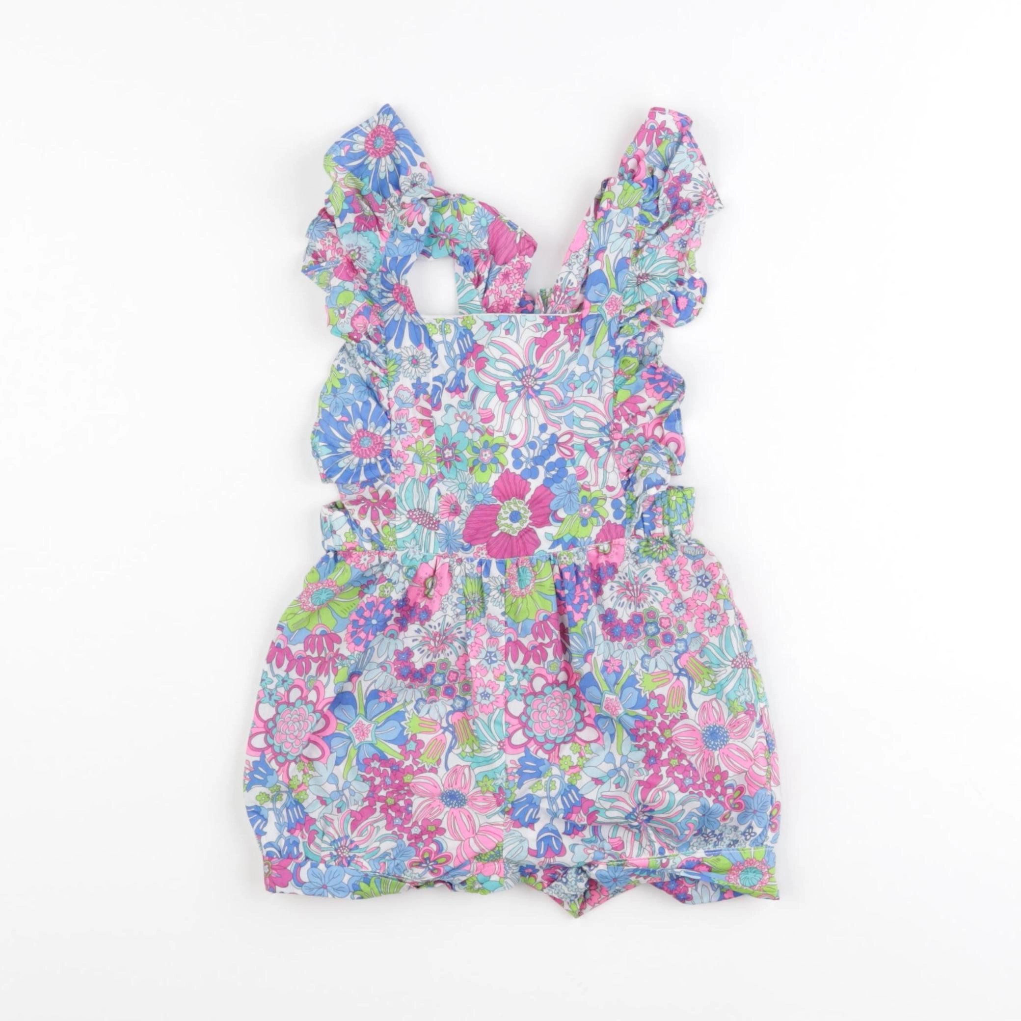 Jacadi - combinaison liberty multicolore - 18 mois