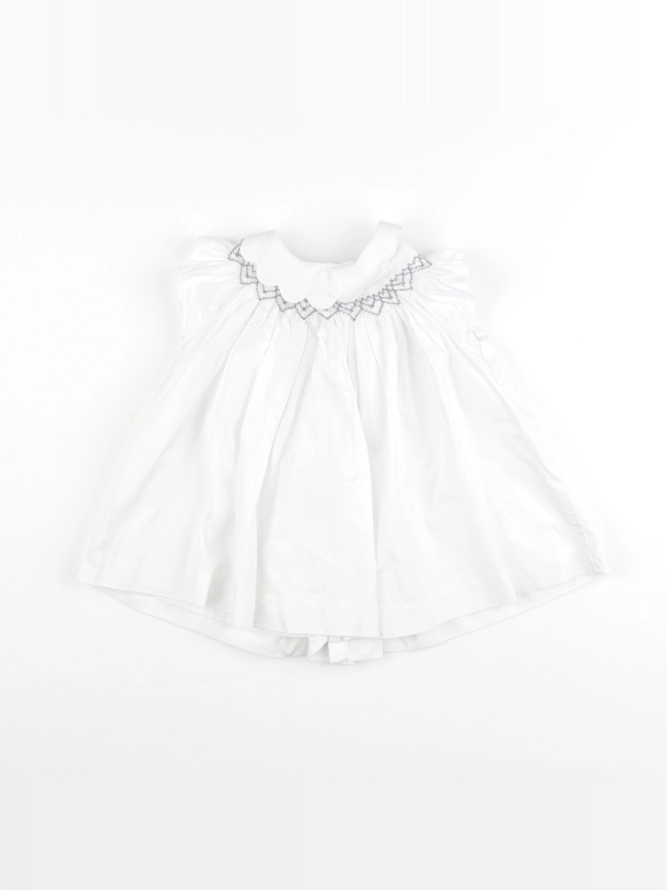 Jacadi - robe blanc - 12 mois