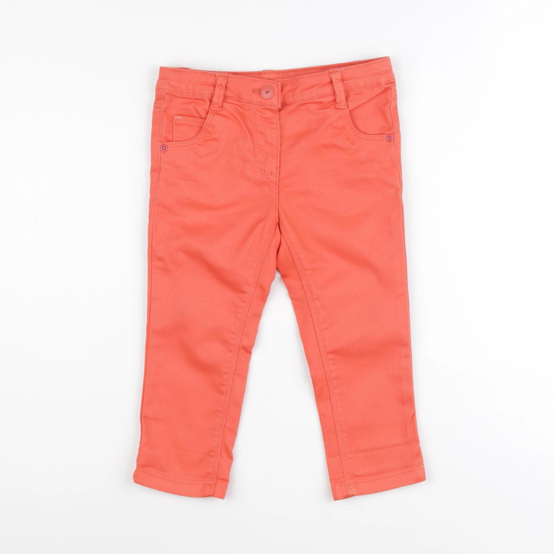 Vertbaudet - jean orange - 4 ans