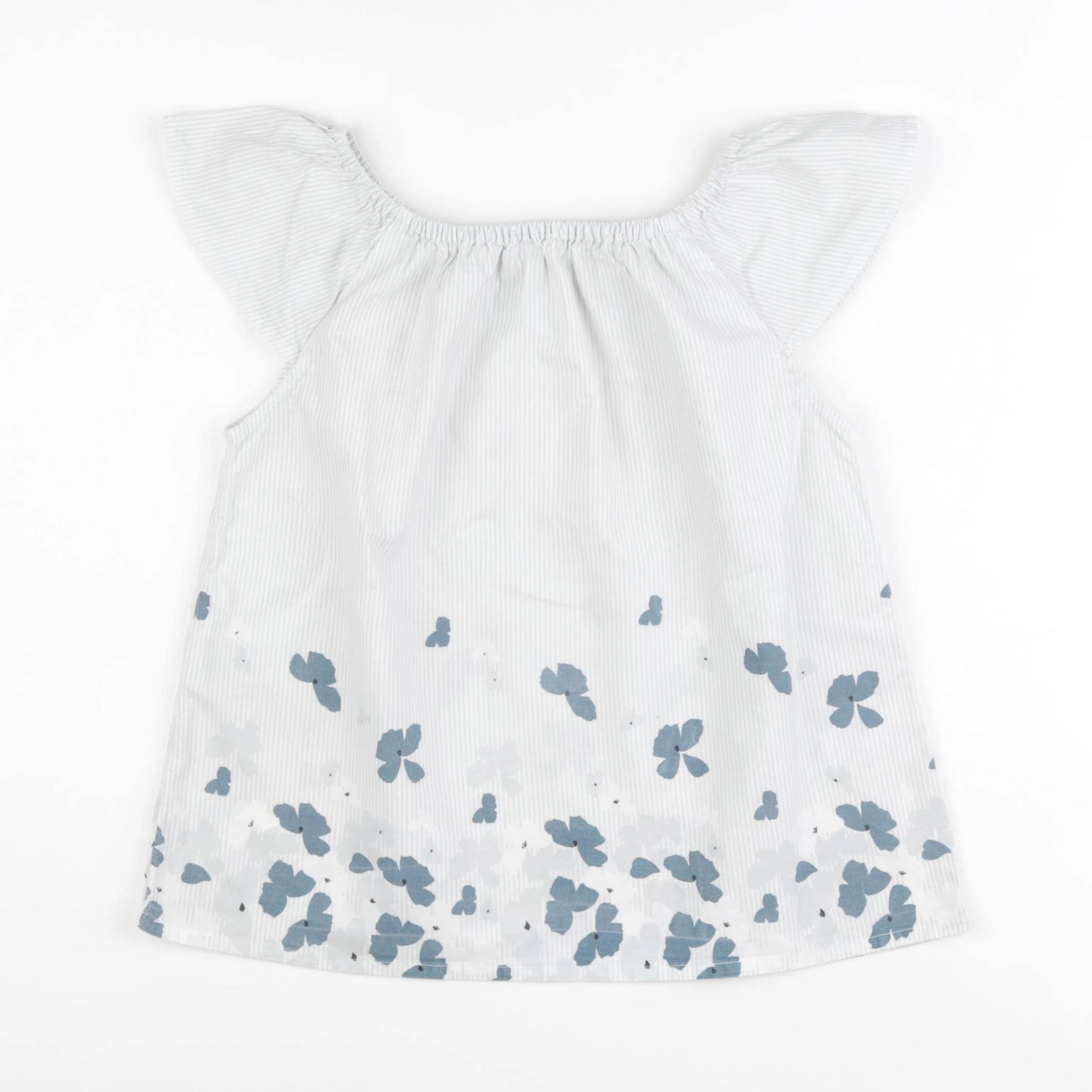 Vertbaudet - blouse bleu - 8 ans