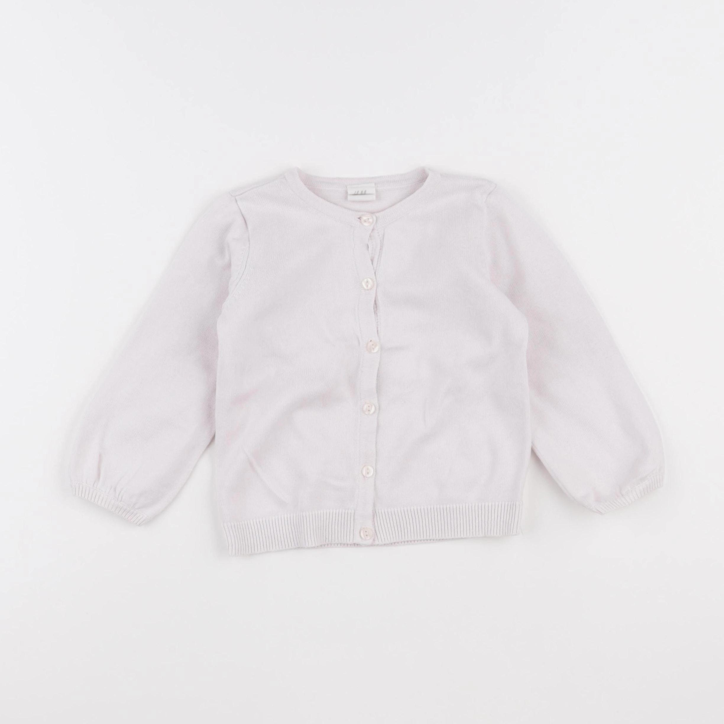 H&M - gilet rose - 12/18 mois