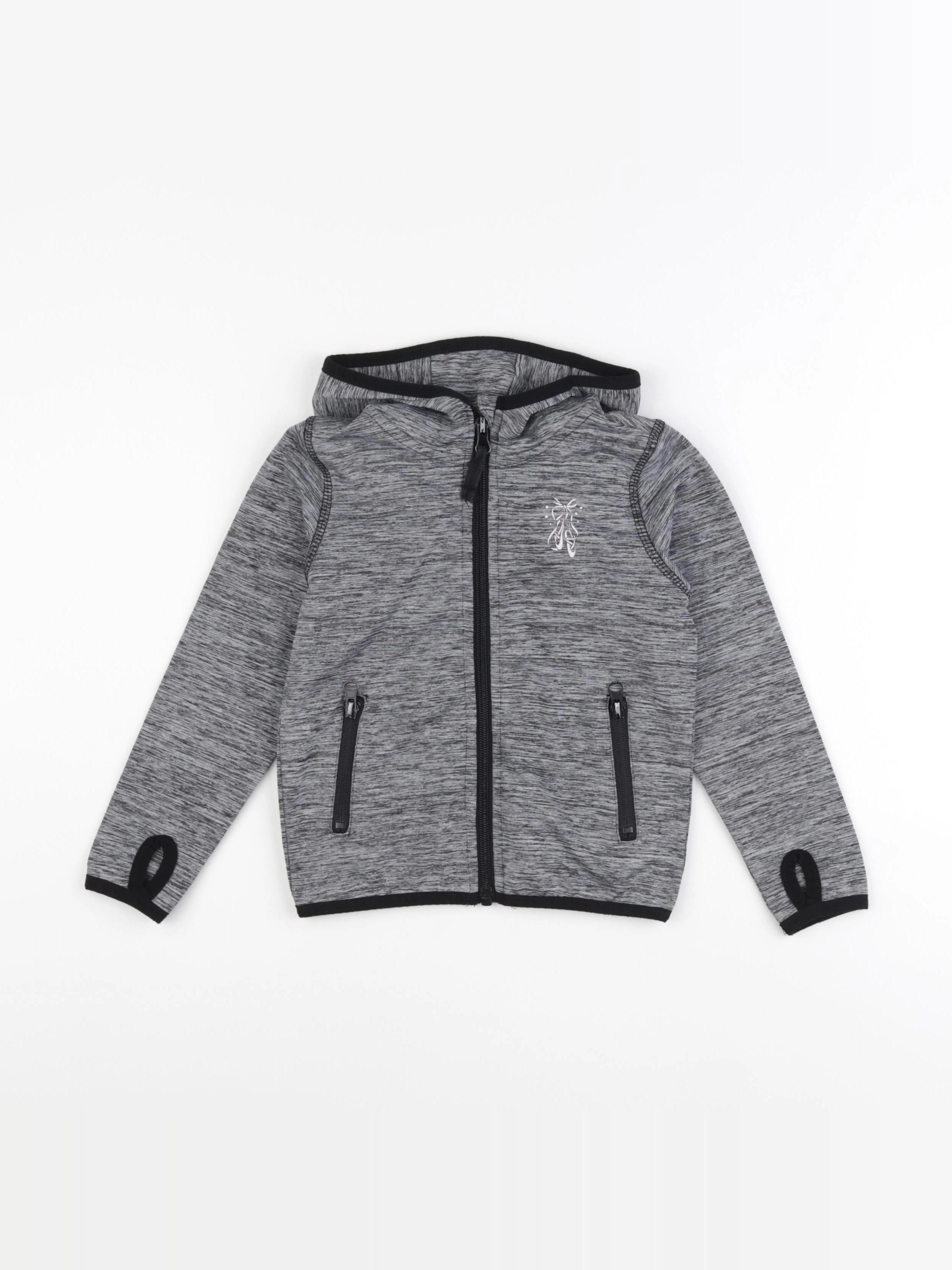 Vertbaudet - sweat gris - 4 ans