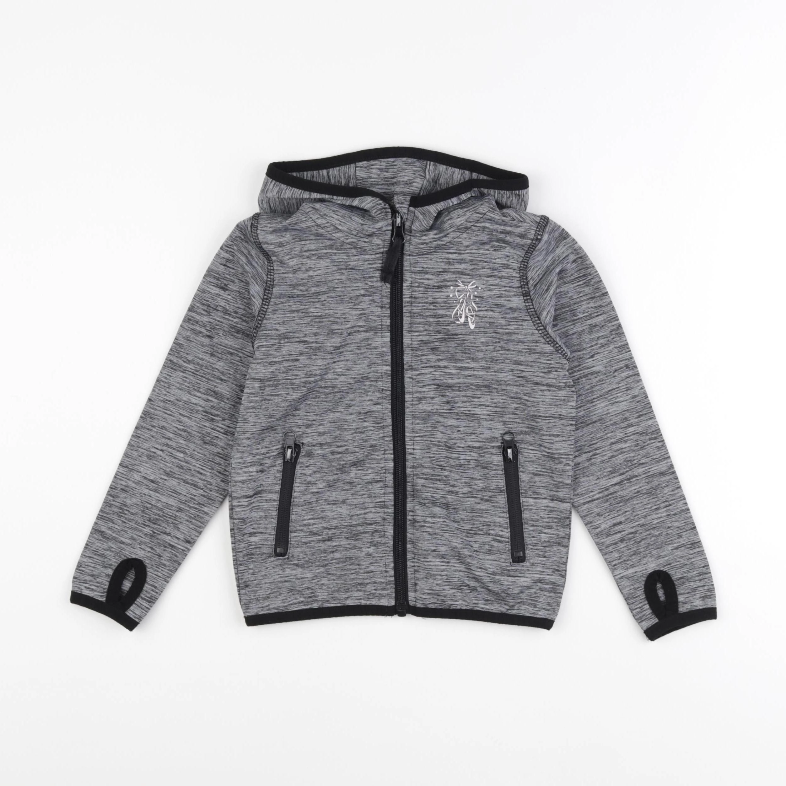 Vertbaudet - sweat gris - 4 ans