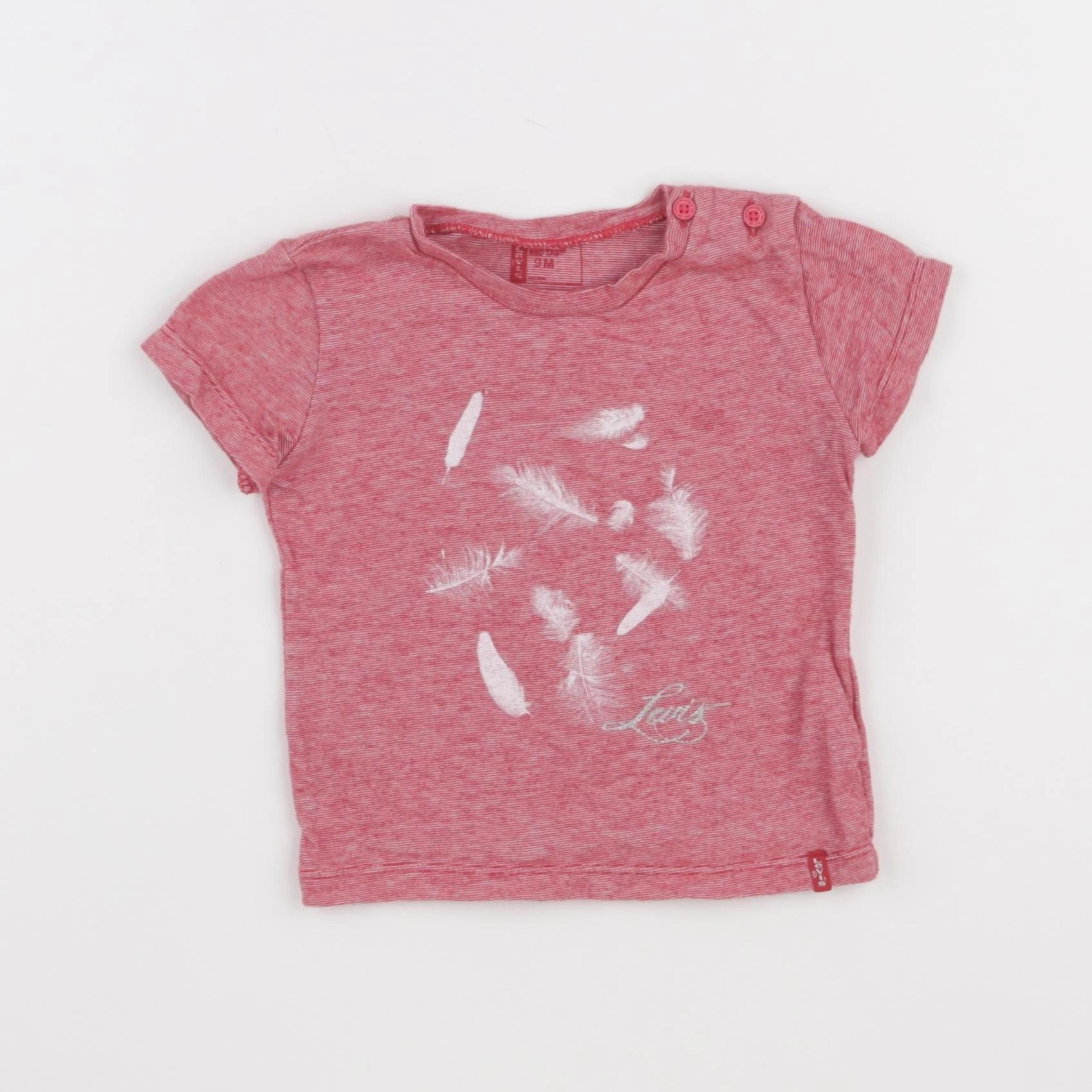 Levi's - tee-shirt rouge - 9 mois