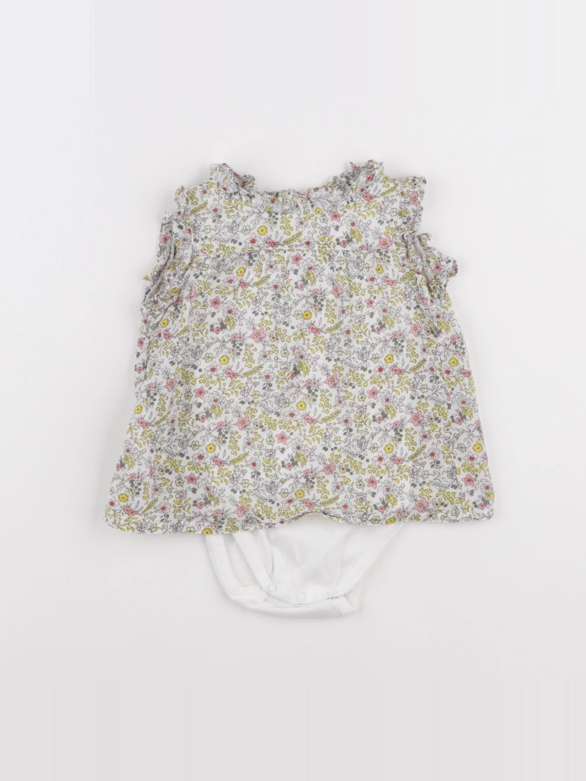 Boutchou - body robe blanc - 9 mois