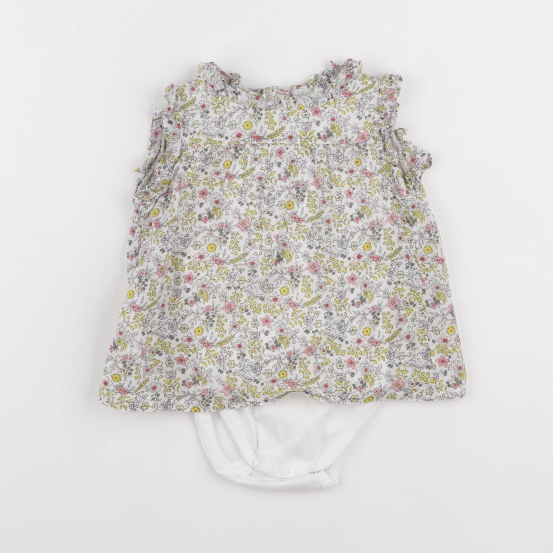 Boutchou - body robe blanc - 9 mois