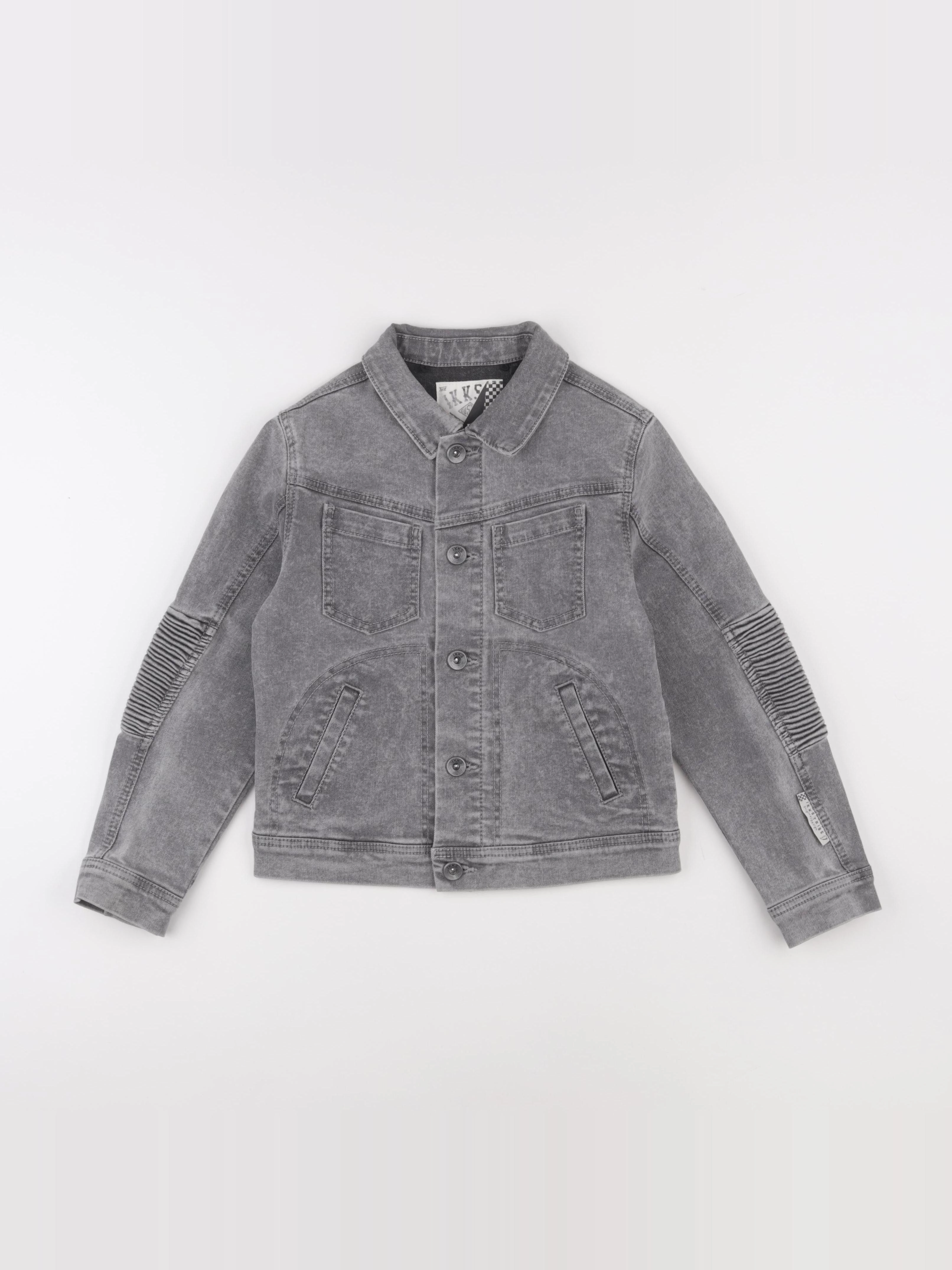IKKS - veste gris - 8 ans