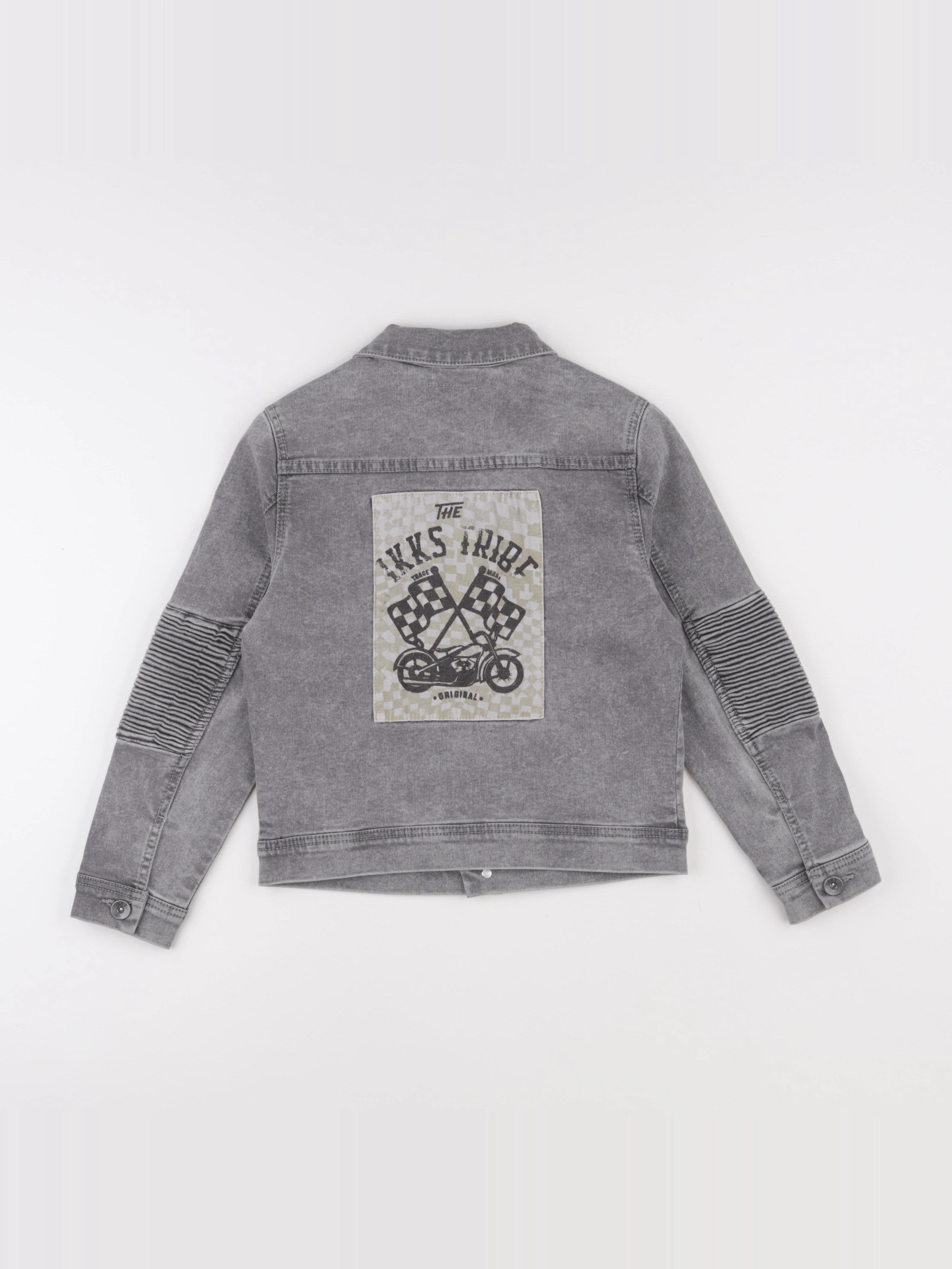 IKKS - veste gris - 8 ans